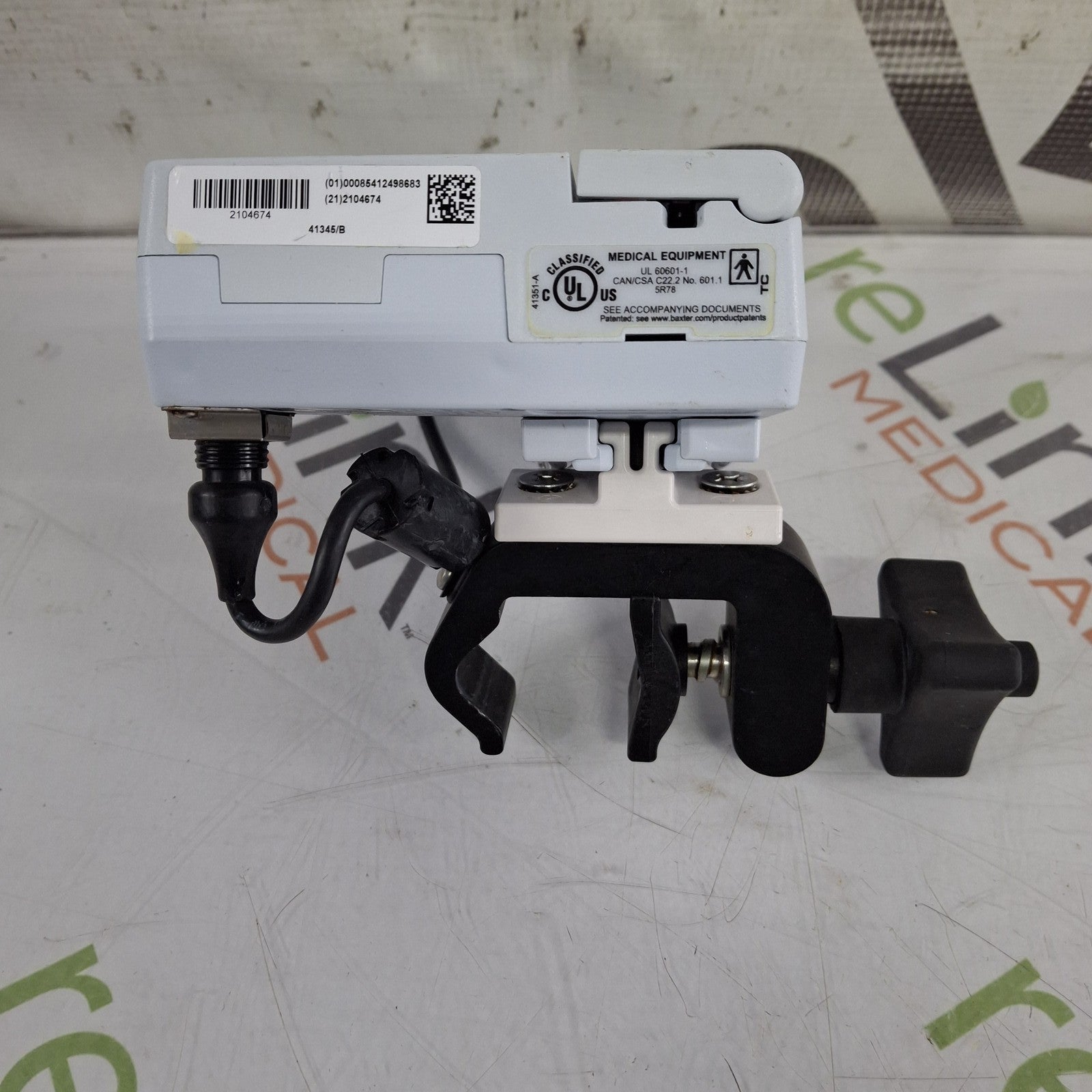 Baxter Sigma Spectrum 8.01.00 w/o Battery Infusion Pump