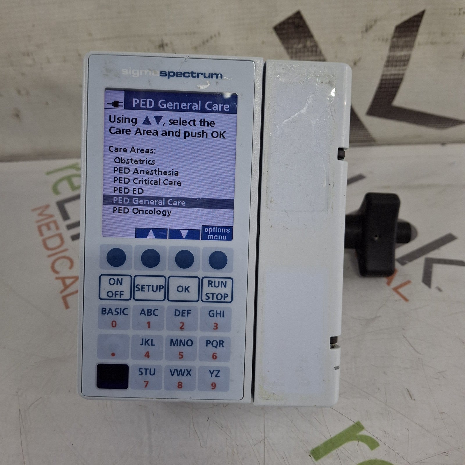 Baxter Sigma Spectrum 8.01.00 w/o Battery Infusion Pump