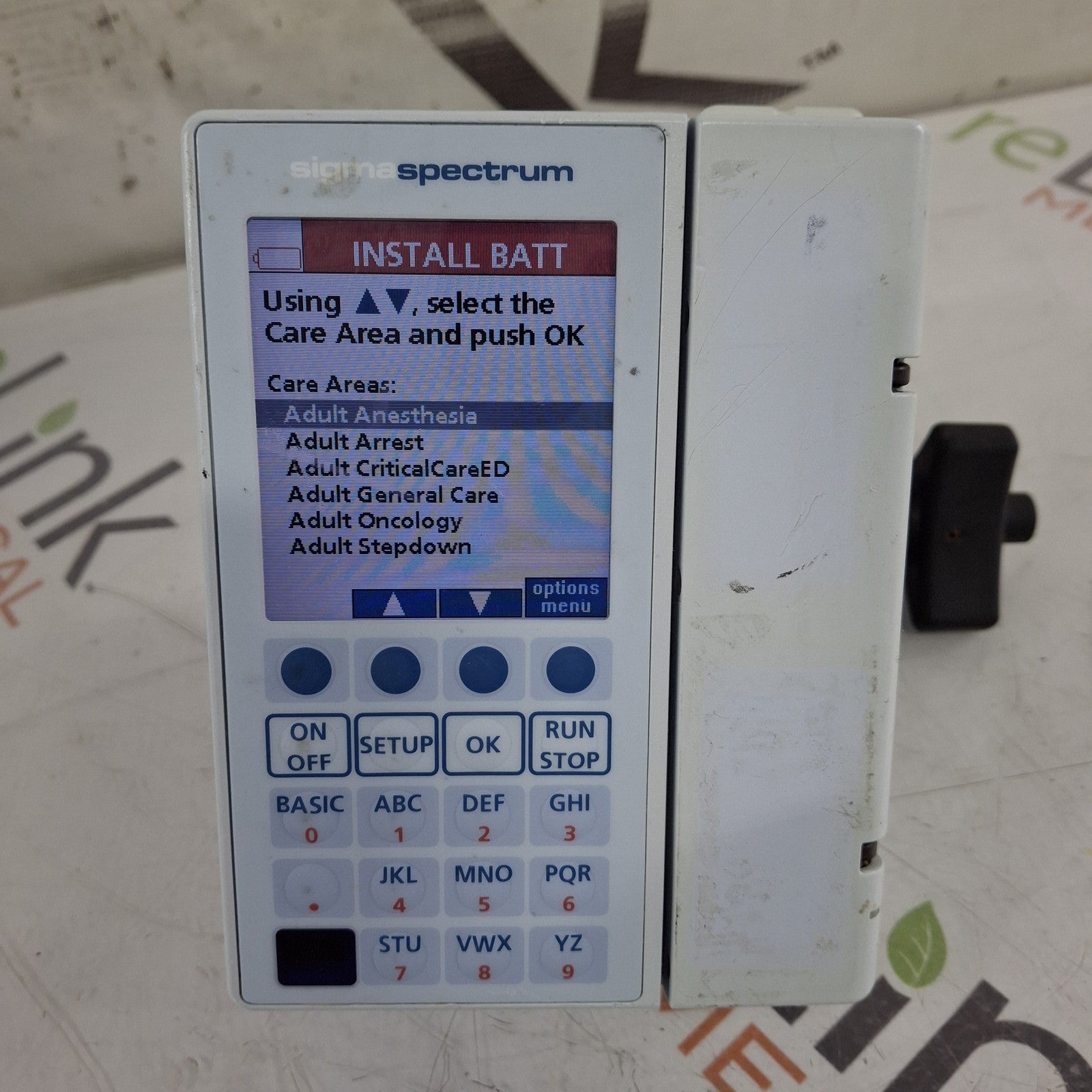 Baxter Sigma Spectrum 8.01.00 w/o Battery Infusion Pump