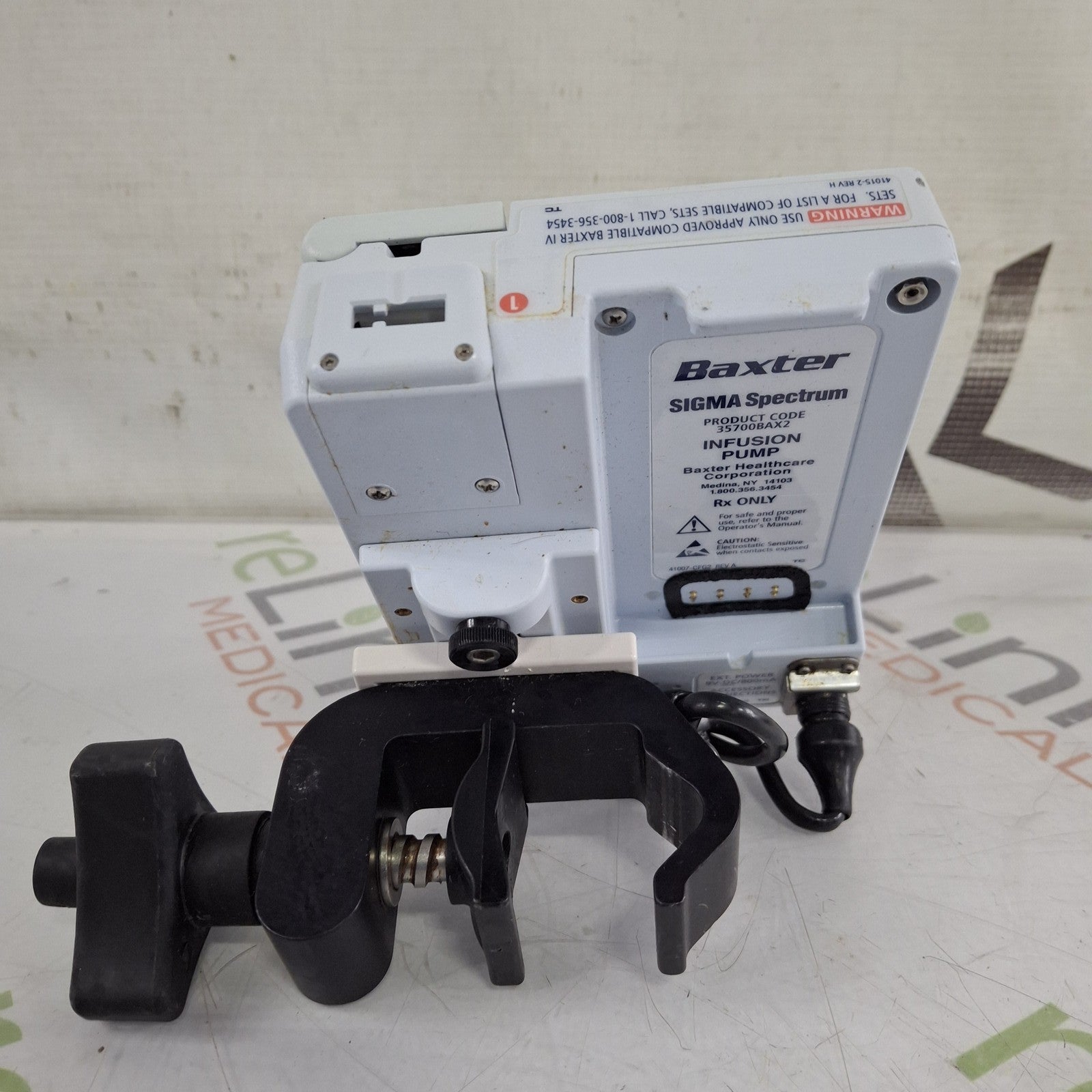 Baxter Sigma Spectrum 8.00.04 w/o Battery Infusion Pump