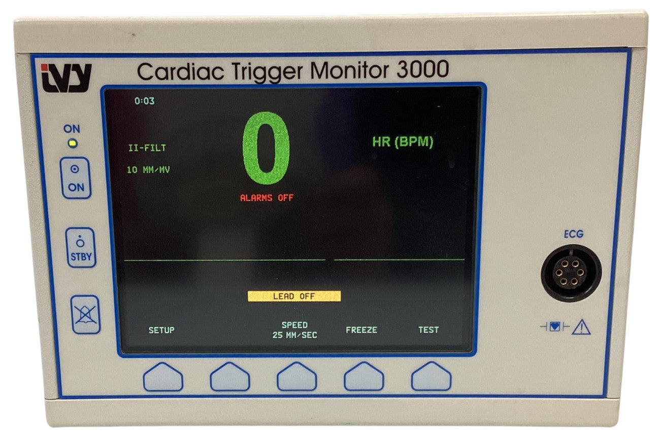 IVY 3000 CARDIAC TRIGGER MONITOR !