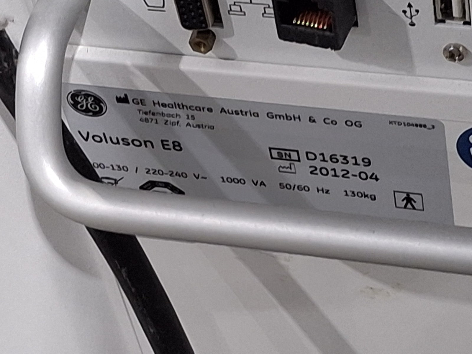 GE Healthcare Voluson E8 Ultrasound