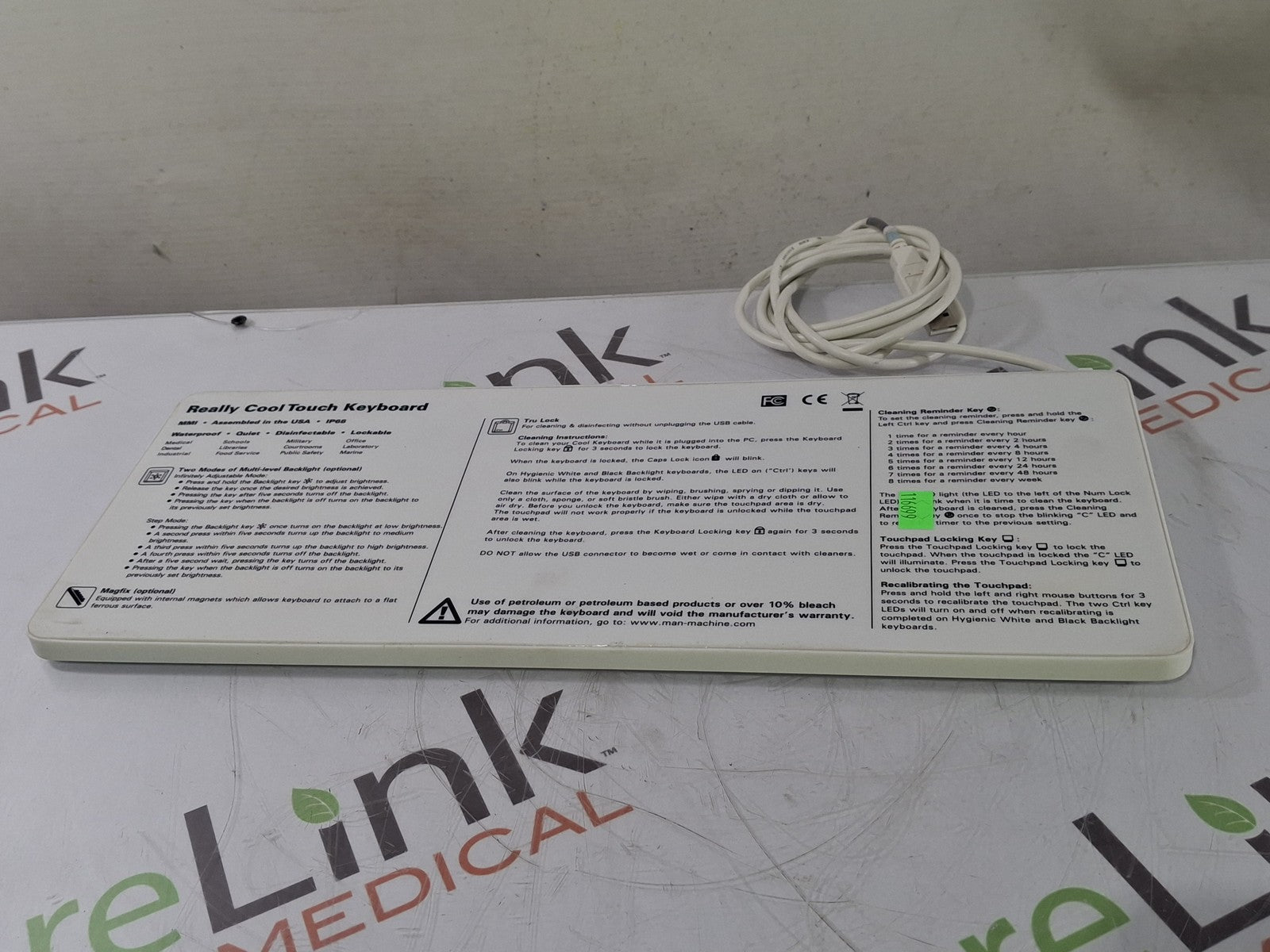 Man & Machine Really Cool Touch Keyboard