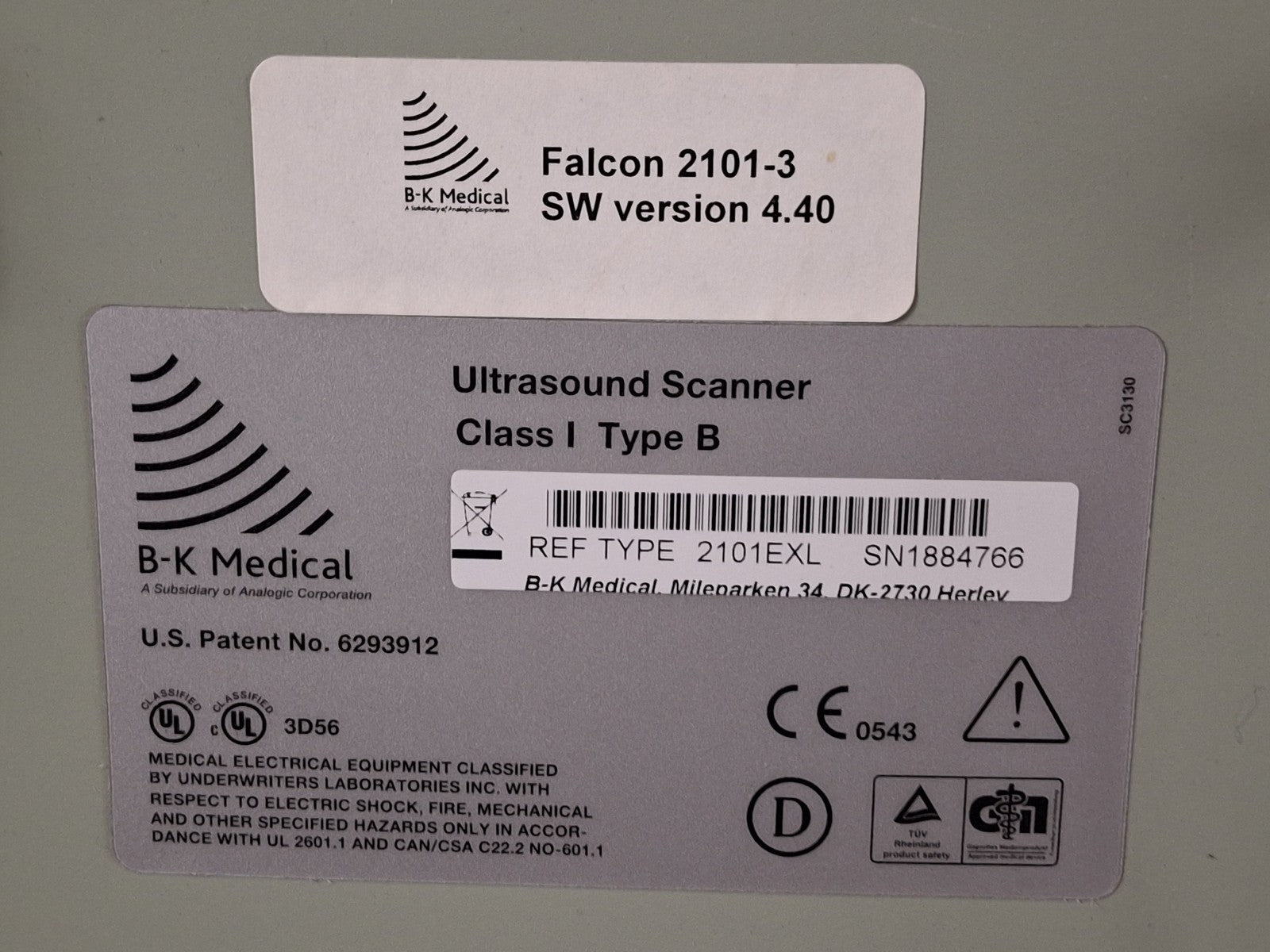 B-K Medical Falcon 2101 EXL Ultrasound Unit