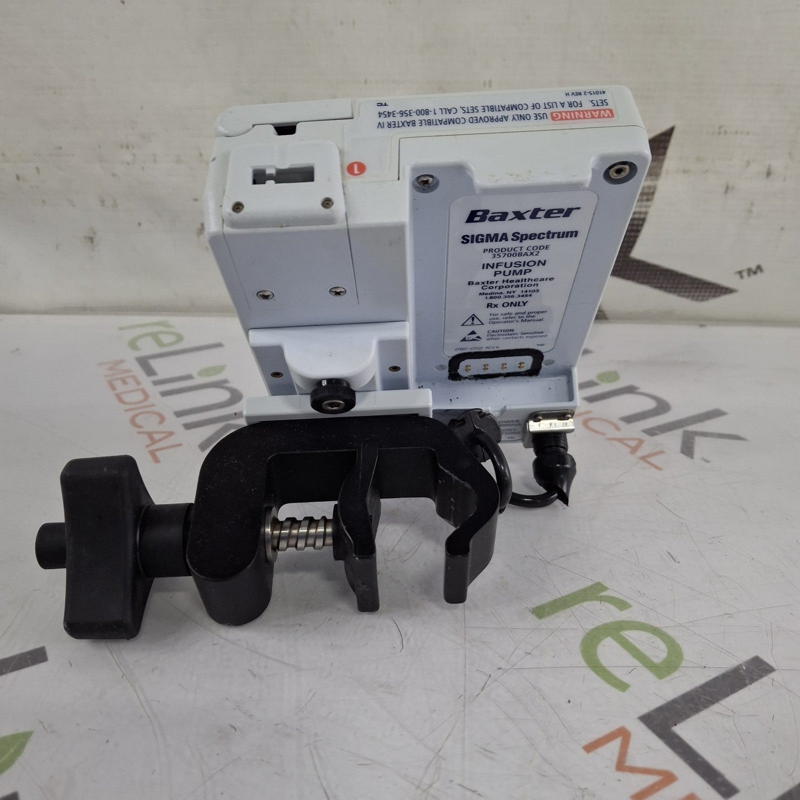 Baxter Sigma Spectrum 8.00.03 w/o Battery Infusion Pump