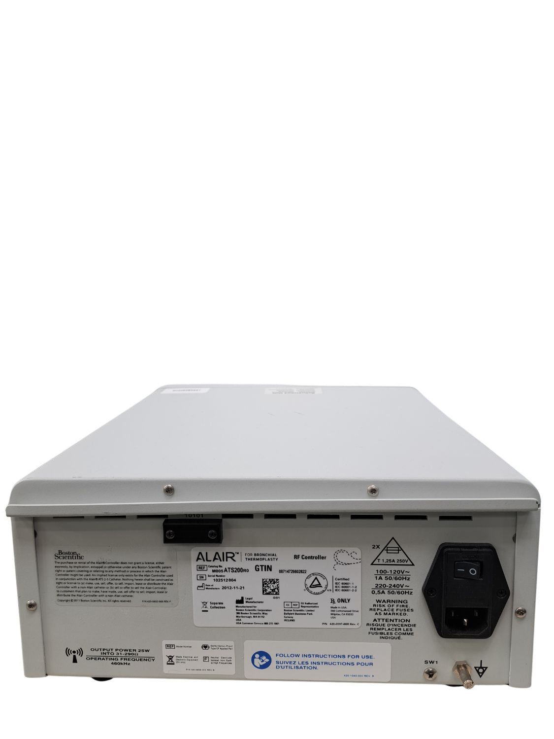 BOSTON SCIENTIFIC ALAIR ATS 200 CONTROLLER !