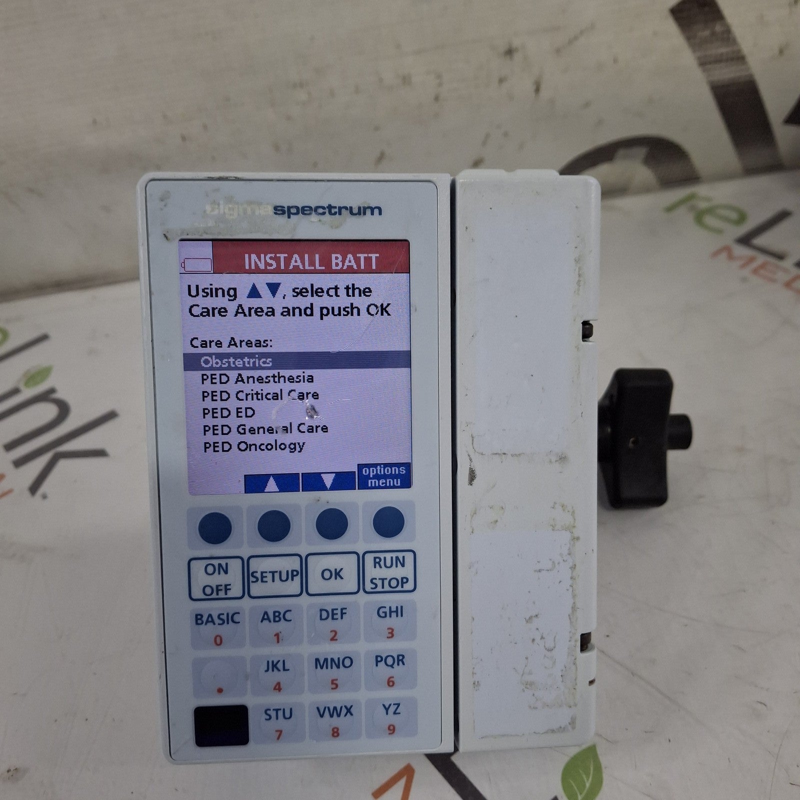 Baxter Sigma Spectrum 8.01.00 w/o Battery Infusion Pump