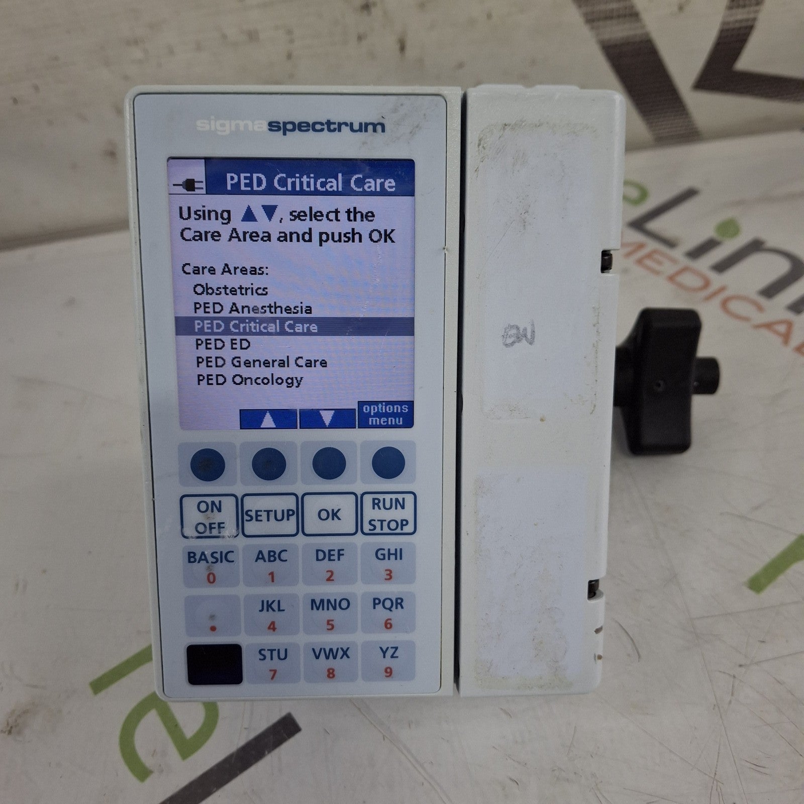 Baxter Sigma Spectrum 8.01.00 w/o Battery Infusion Pump