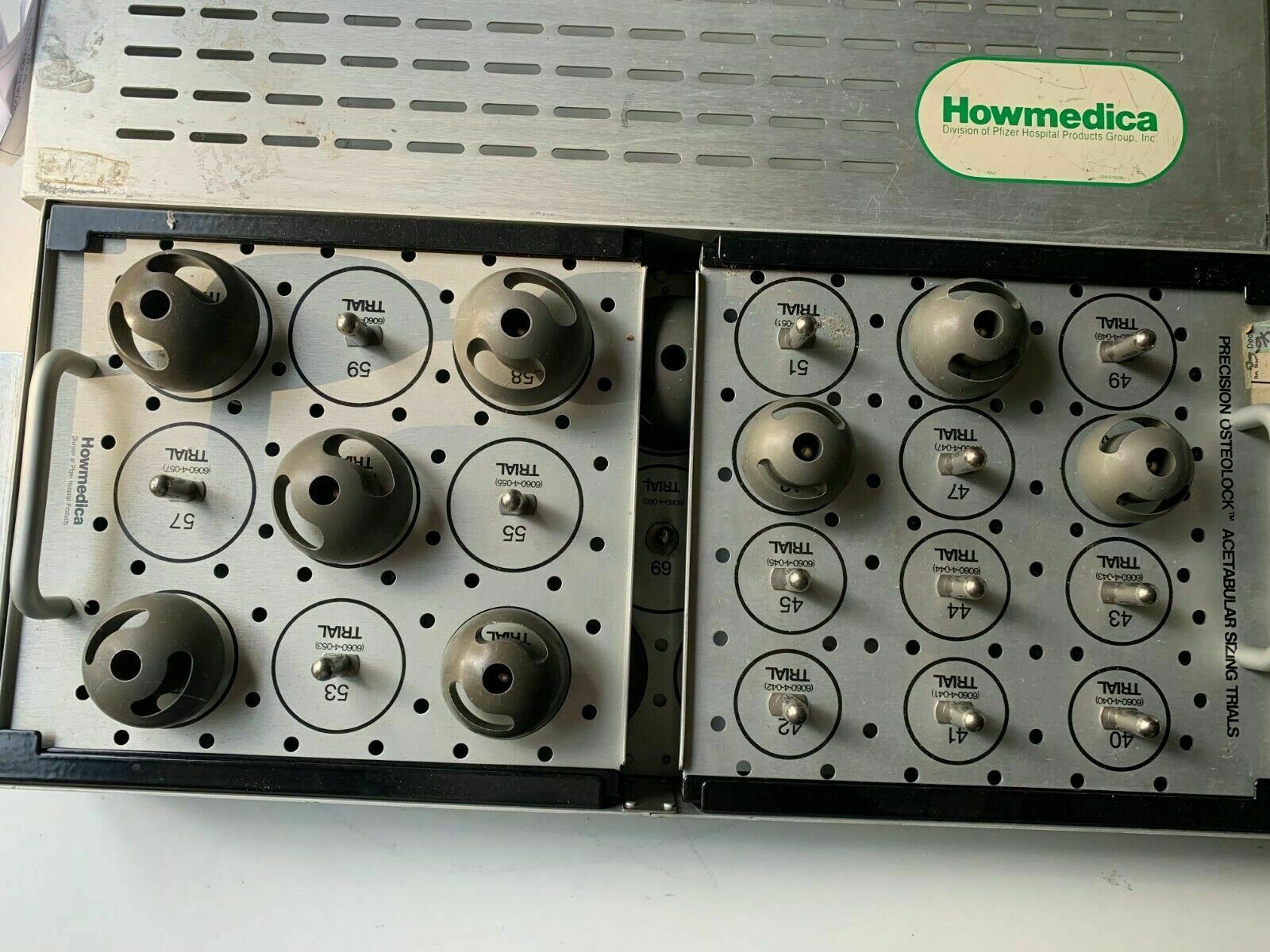 Stryker Howmedica Osteonics OsteoLock 6060-9-110 Acetabular Sizing Trials DIAGNOSTIC ULTRASOUND MACHINES FOR SALE