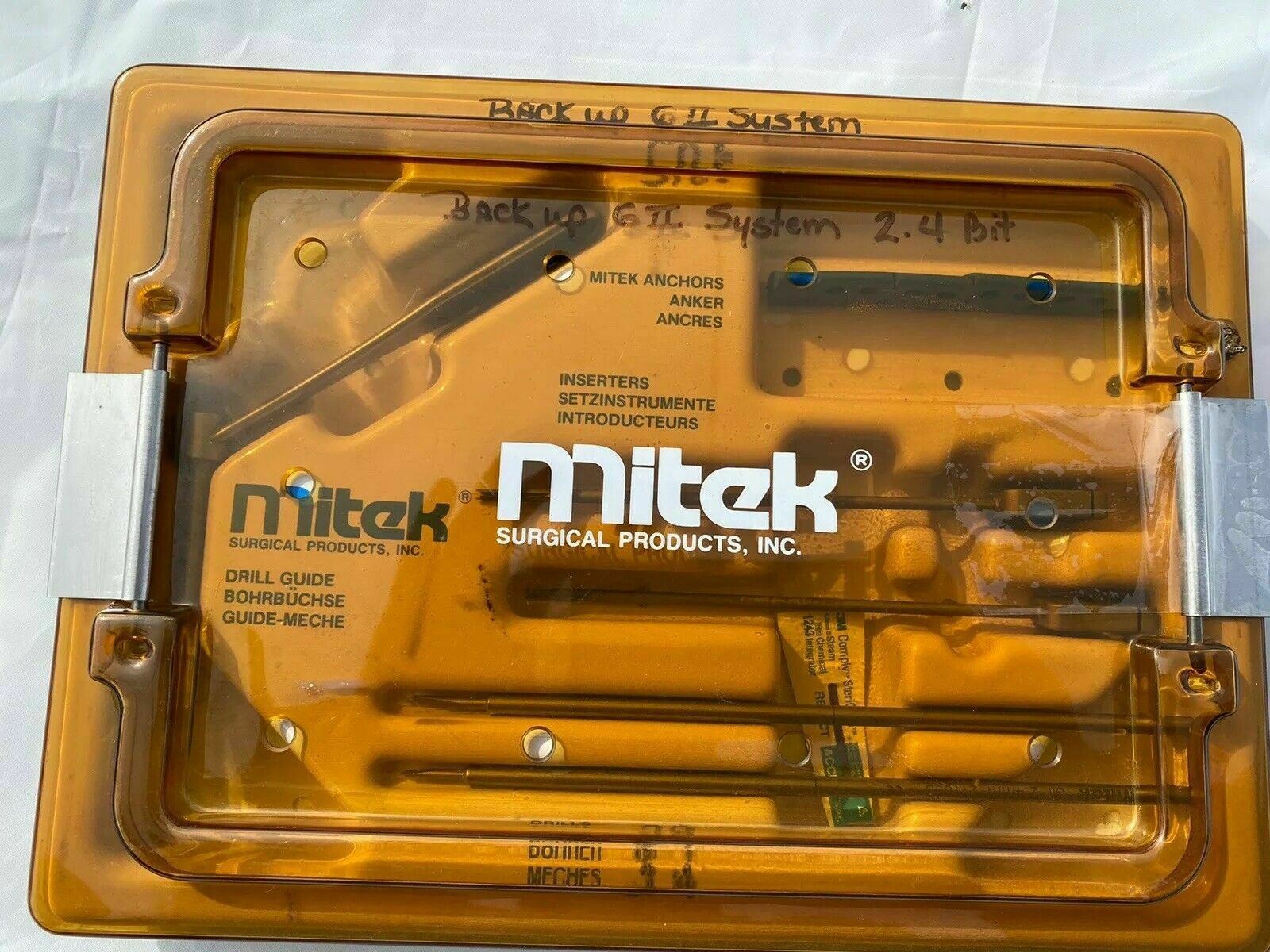 Mitek Products Anchor System Drill Guide DIAGNOSTIC ULTRASOUND