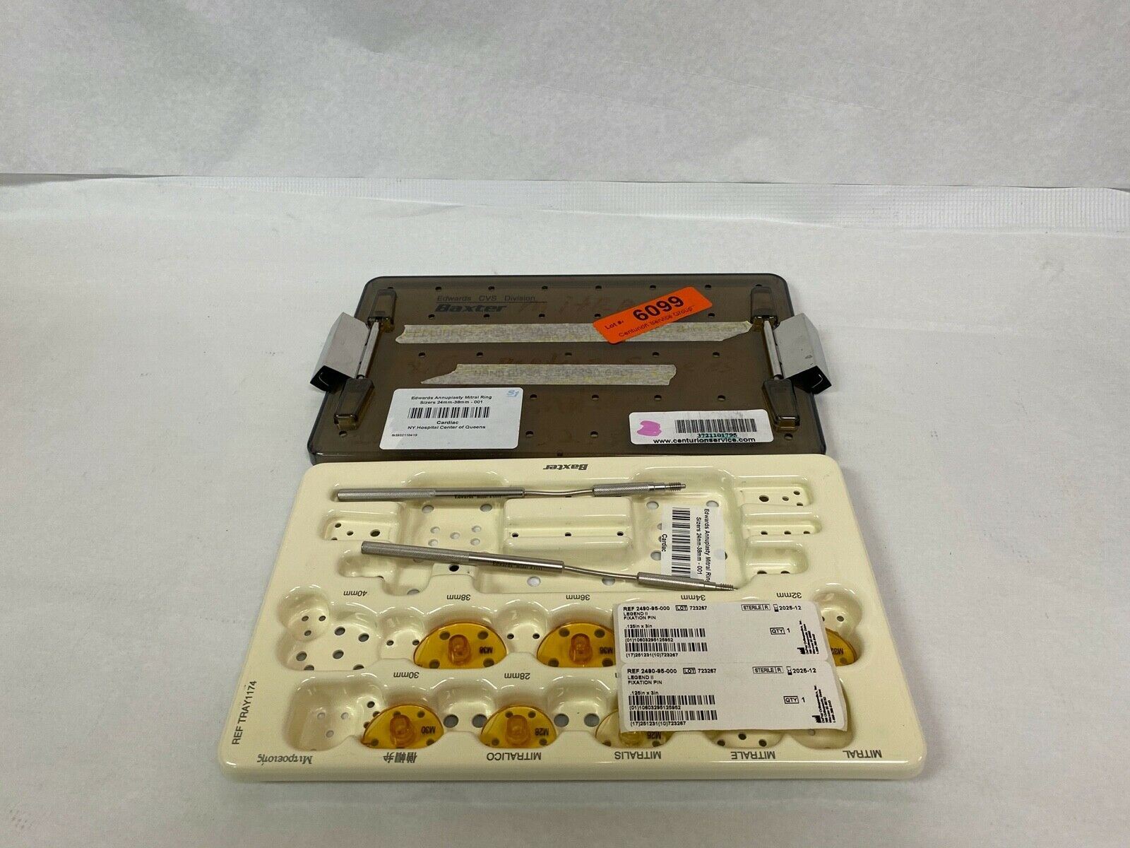 Edwards CVS Division Baxter Annuloplasty Mitral Ring Sizers 24-38mm | KMCE-81 DIAGNOSTIC ULTRASOUND MACHINES FOR SALE