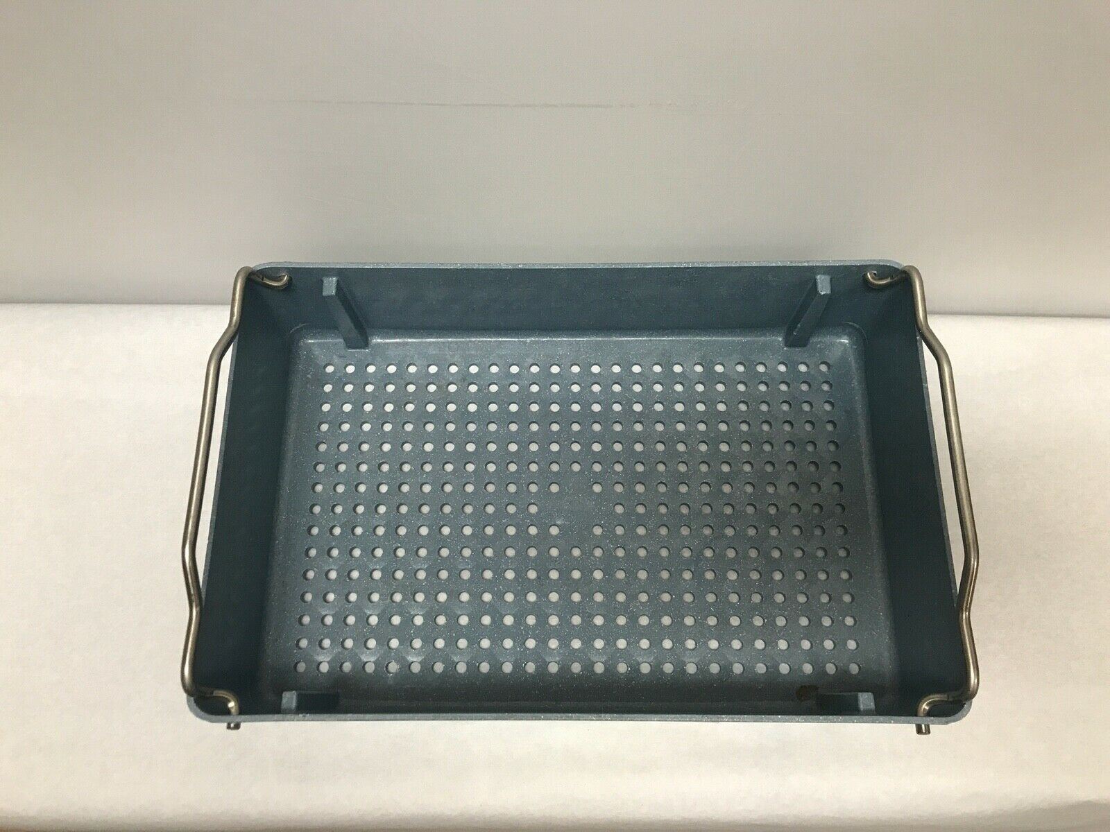 Blue SS Sterilization Tray (L:14"; H: 3.25"; W: 9.25") | KMCE-214 DIAGNOSTIC ULTRASOUND MACHINES FOR SALE