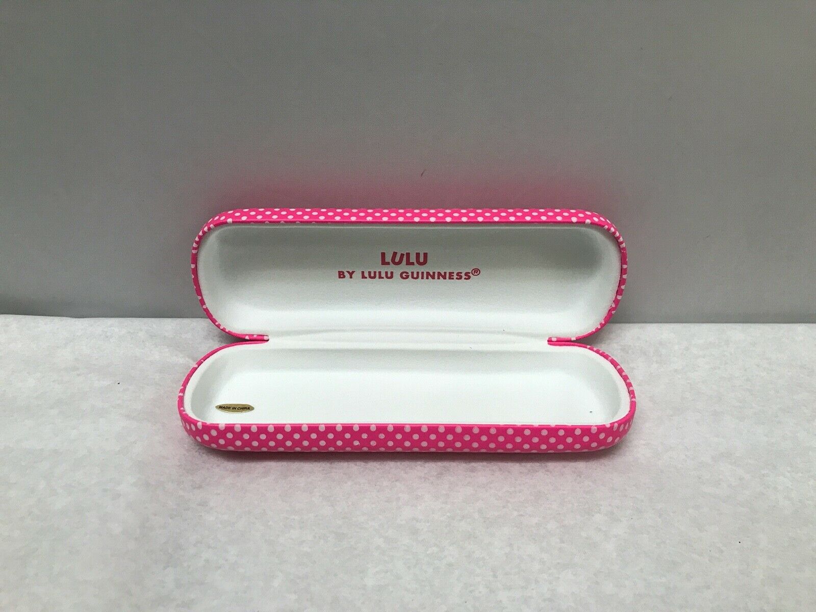Lulu by Lulu Guinness Optical Pink Polka Dots Eyeglasses Hard Case KMOPT-14