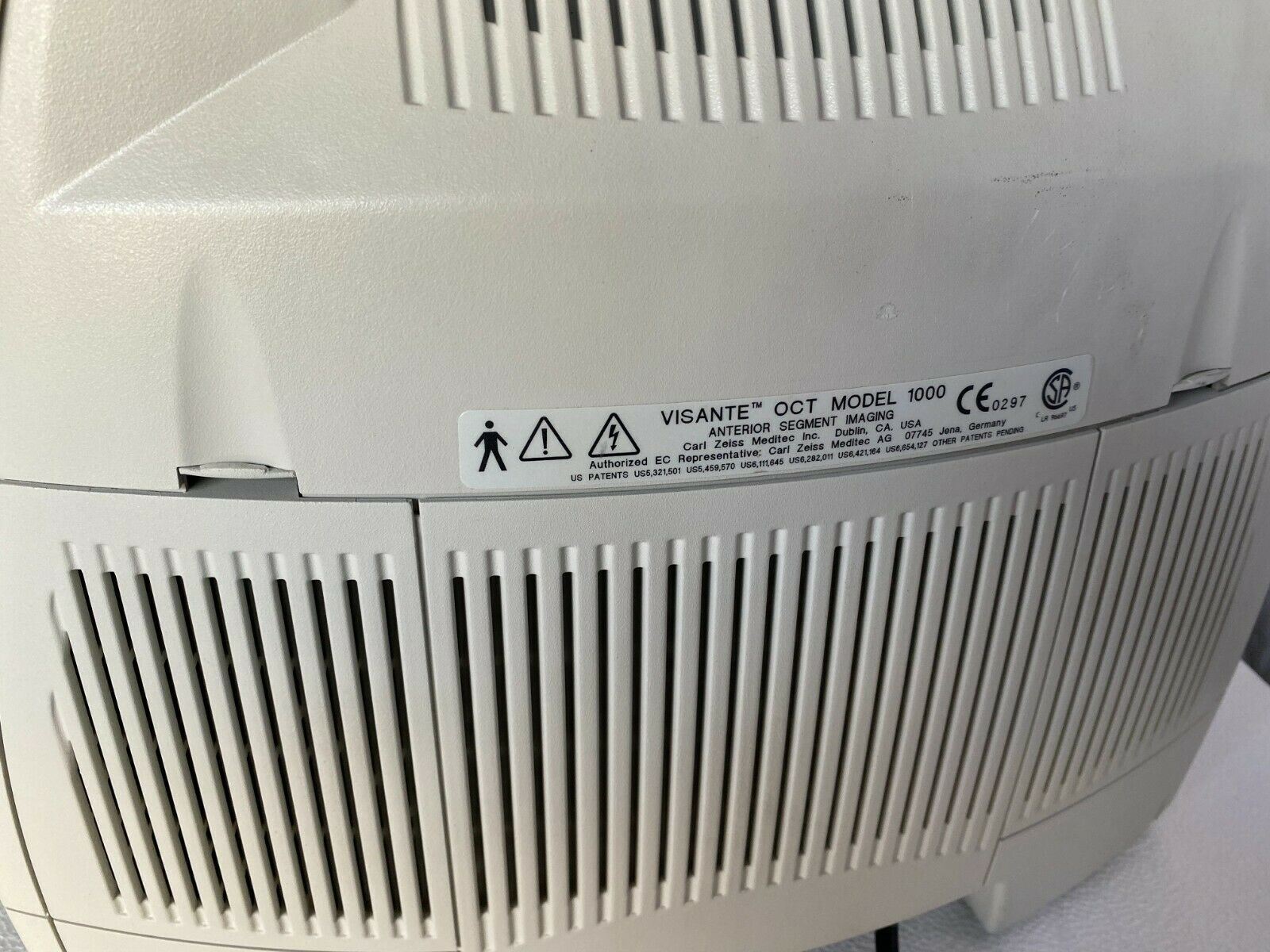 Carl Zeiss 1000 Visante OCT Anterior Segment Imaging DIAGNOSTIC ULTRASOUND MACHINES FOR SALE