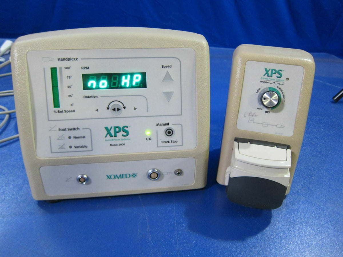 Xomed 2000 XPS Microresector Console w/ XPS Irrigator (621DM
