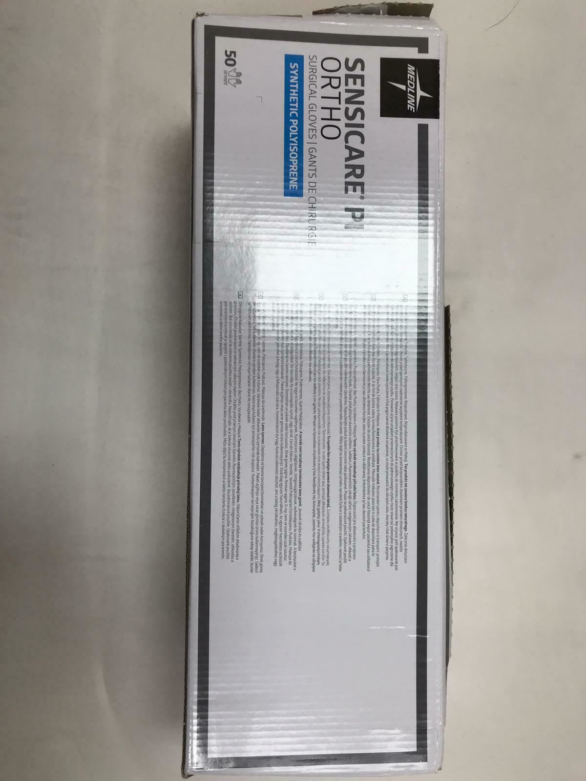 Medline Sensicare PI Ortho Surgical Gloves MSG9480 8 - 50 Count in Box | CEJ-6 DIAGNOSTIC ULTRASOUND MACHINES FOR SALE