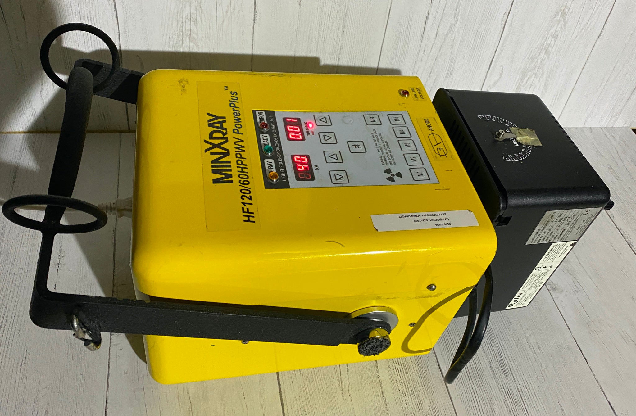 MinXray HF120/60HPPWV PowerPlus Portable X-Ray Machine 2005 - Non Working DIAGNOSTIC ULTRASOUND MACHINES FOR SALE