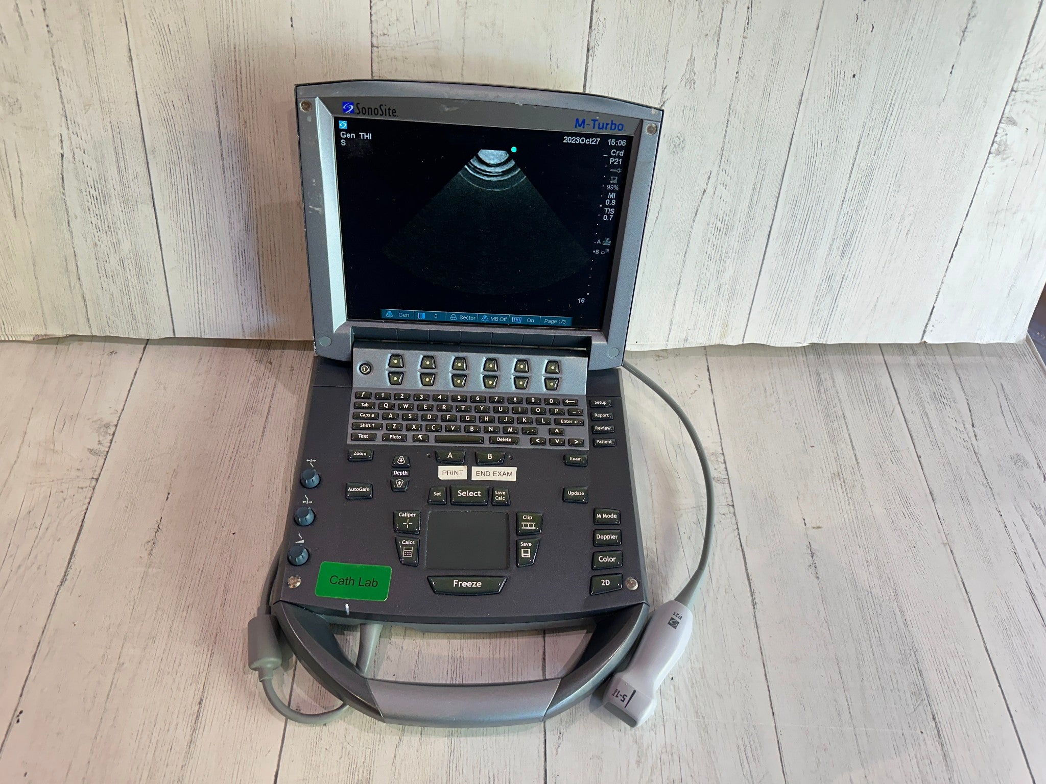 SonoSite M Turbo Ultrasound Machine 2013 With P21x Probe Warranty 6 Months DIAGNOSTIC ULTRASOUND MACHINES FOR SALE