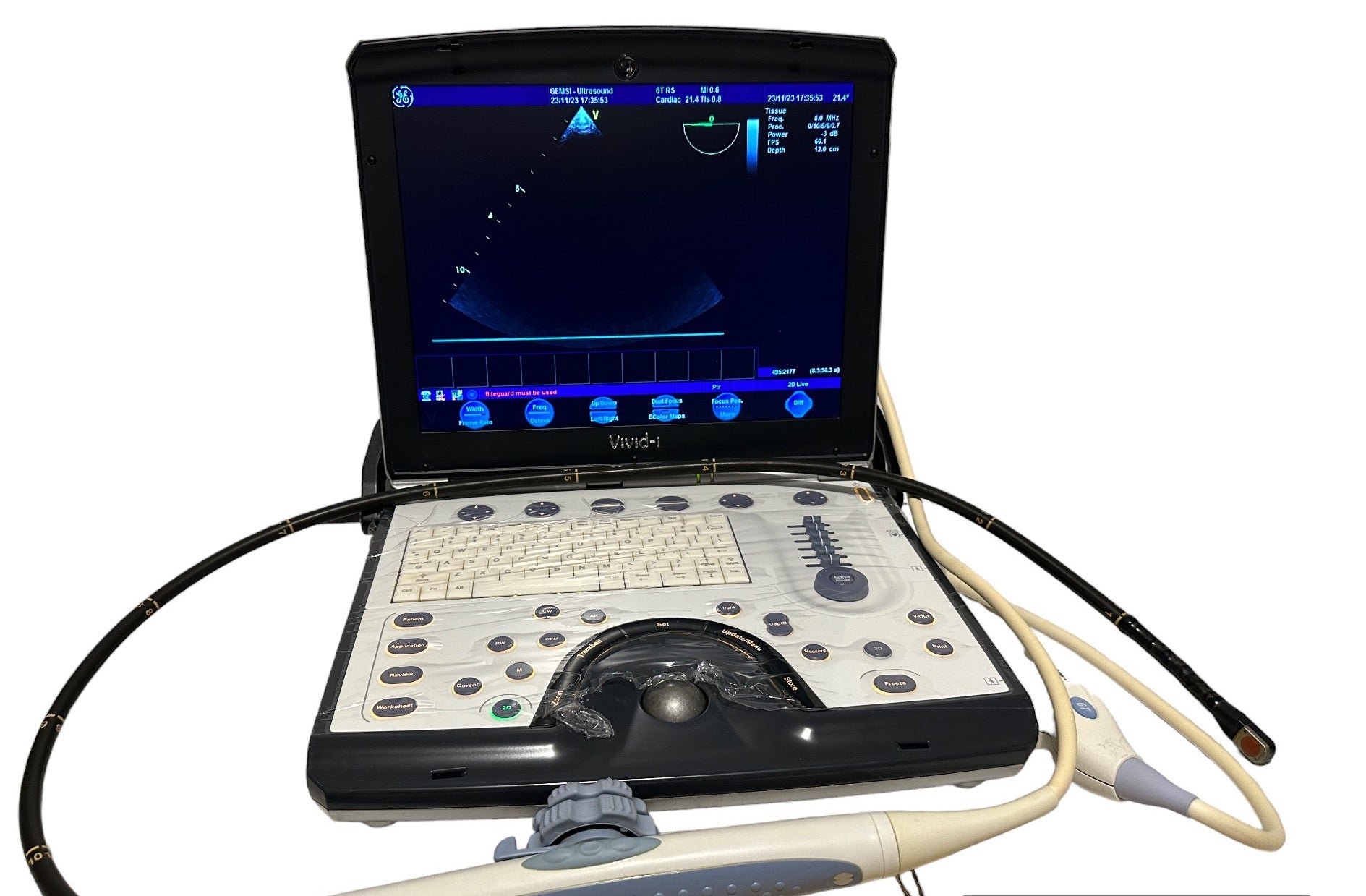 GE Vivid I Color Doppler Ultrasound & 6T TEE Probe DIAGNOSTIC ULTRASOUND MACHINES FOR SALE
