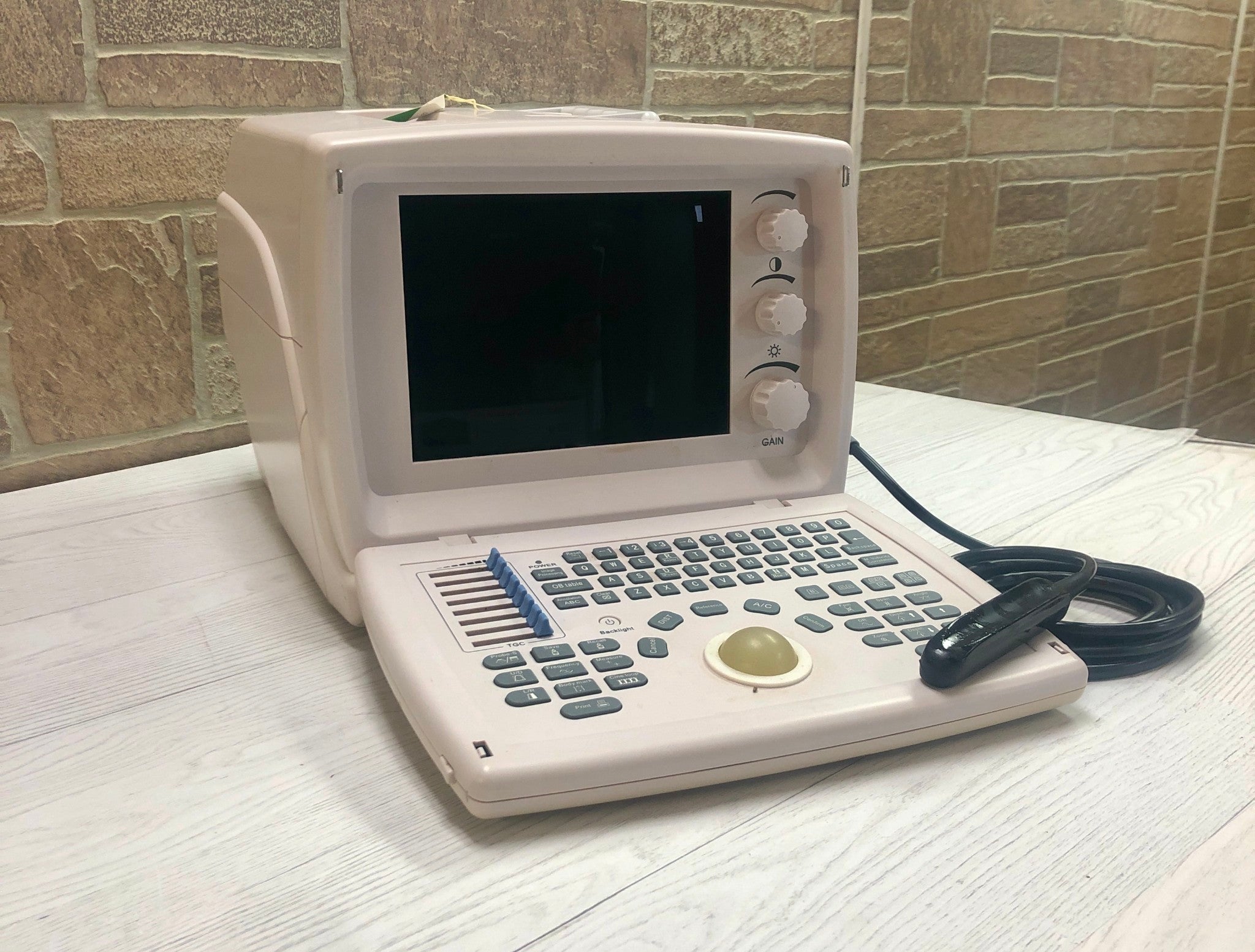 Veterinary Ultrasound Scanner Machine with one Probe, WED-9618V used DIAGNOSTIC ULTRASOUND MACHINES FOR SALE