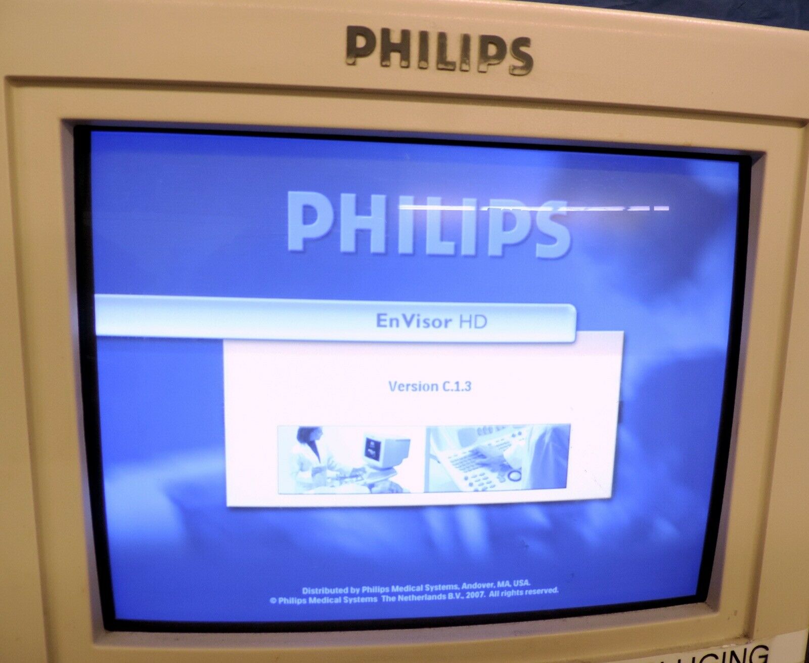 Philips EnVisor C M2540A HD CHD Ultrasound Machine System w/ Probes Transducers DIAGNOSTIC ULTRASOUND MACHINES FOR SALE