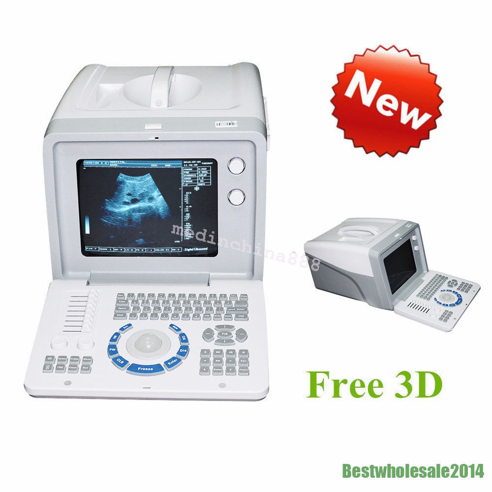 Man-Pack CCU ICU Ultrasound Scanner Convex + Linear 2 Probes Free 3D Best 190891255112 DIAGNOSTIC ULTRASOUND MACHINES FOR SALE