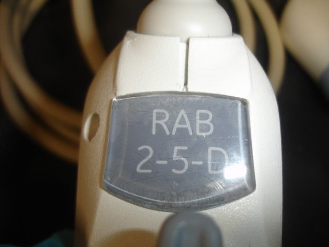 GE RAB2-5-D 3D/4D Convex Probe Transducer #11015 DIAGNOSTIC ULTRASOUND MACHINES FOR SALE