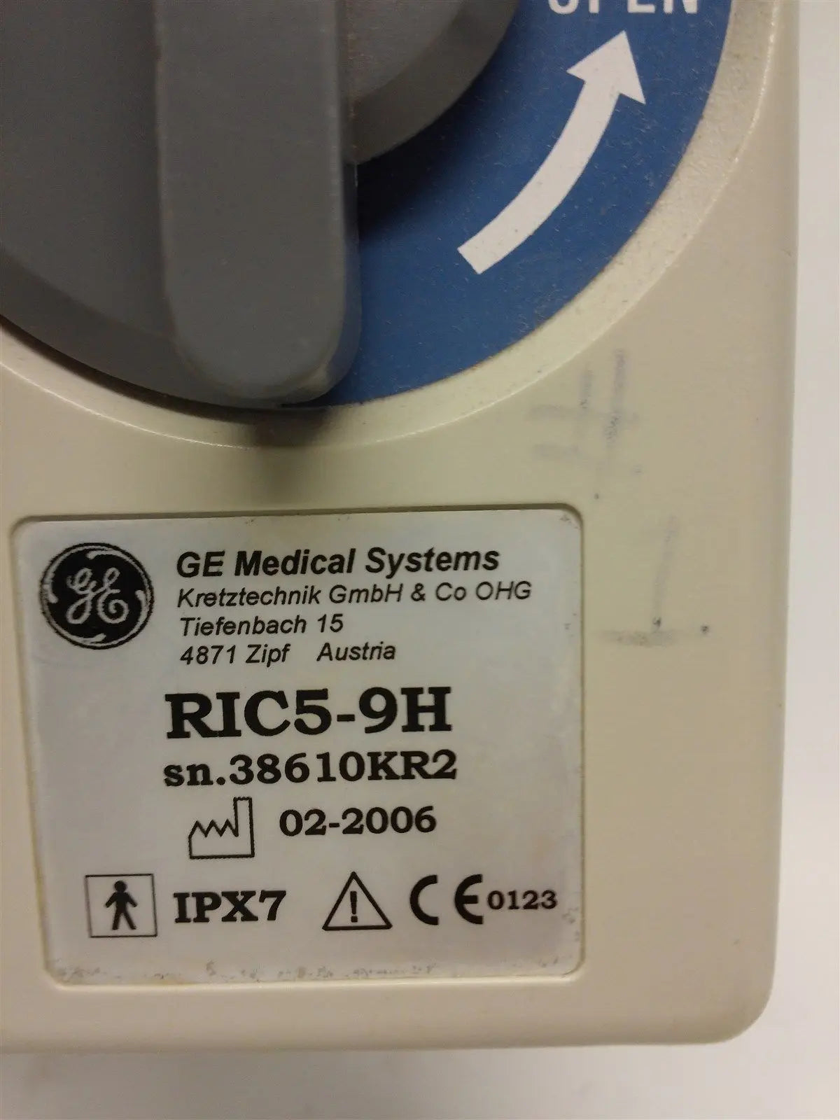 GE RIC5-9H Vaginal Ultrasound Endocavity Probe Transducer - Untested DIAGNOSTIC ULTRASOUND MACHINES FOR SALE