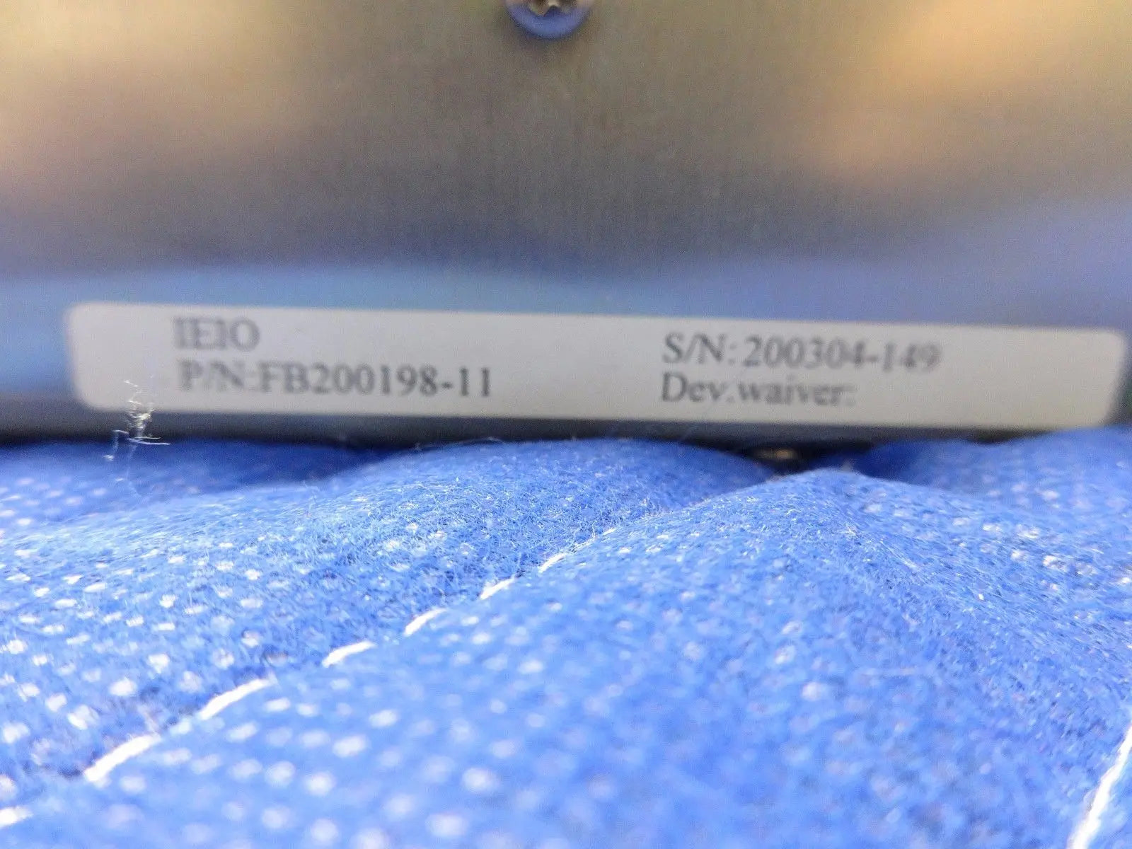 FB200198-11 IEIO CONTROL PANEL For GE Logiq 9 Ultrasound System DIAGNOSTIC ULTRASOUND MACHINES FOR SALE