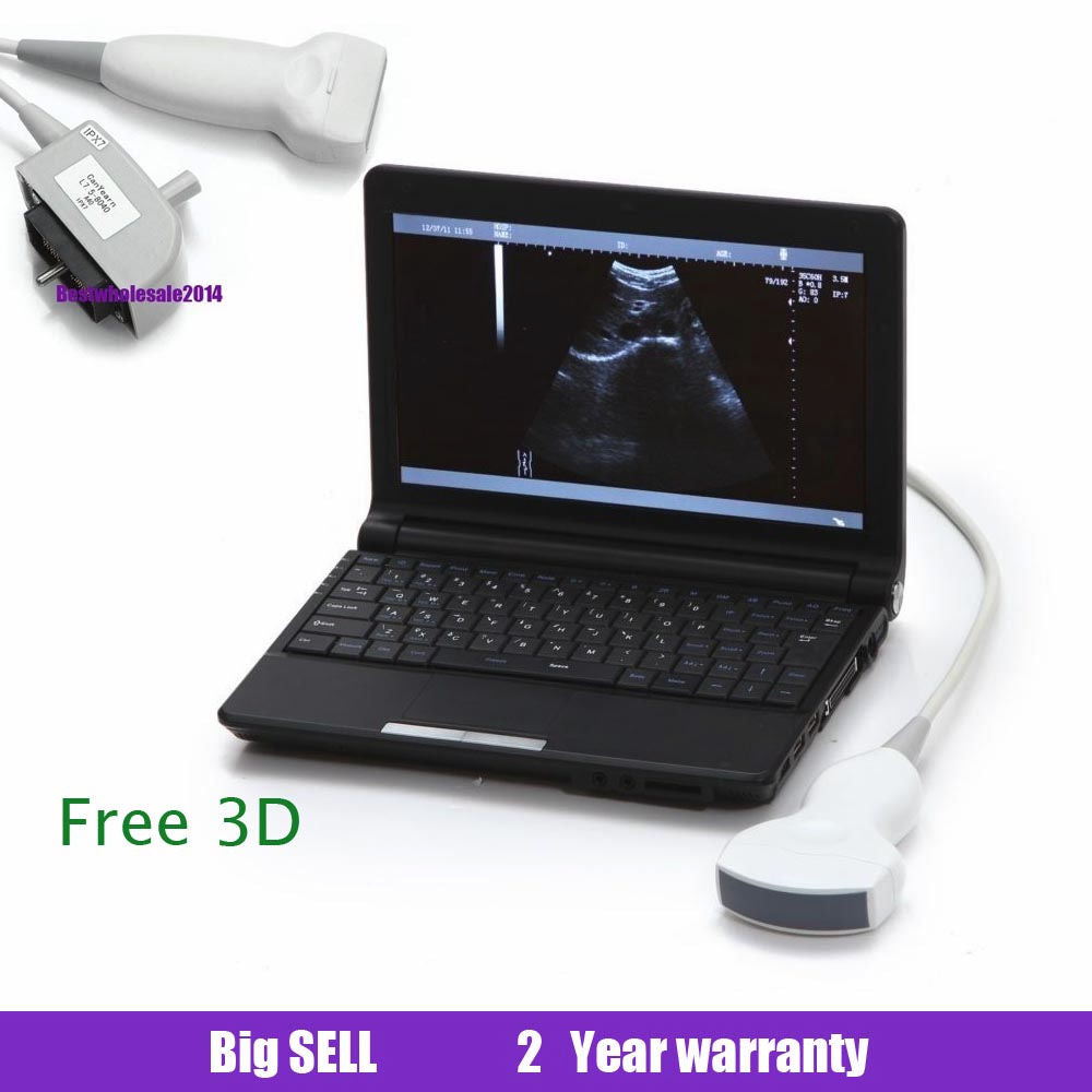 Full Digital Laptop Ultrasound Scanner Convex + Linear Probe 3D Ultrasonography 190891434647 DIAGNOSTIC ULTRASOUND MACHINES FOR SALE