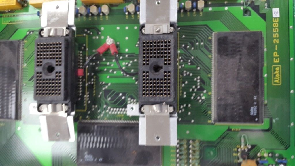 ALOKA medical ultrasound probes interface board EP-2558E-2 for parts or repair DIAGNOSTIC ULTRASOUND MACHINES FOR SALE