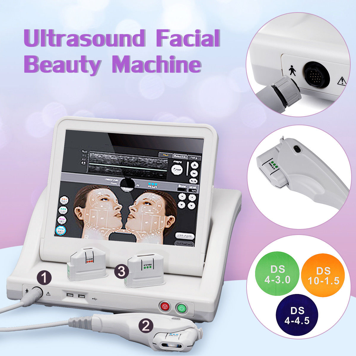 High Intensity Focused Ultrasound HIFU Facial Skin Care Spa Anti Aging
