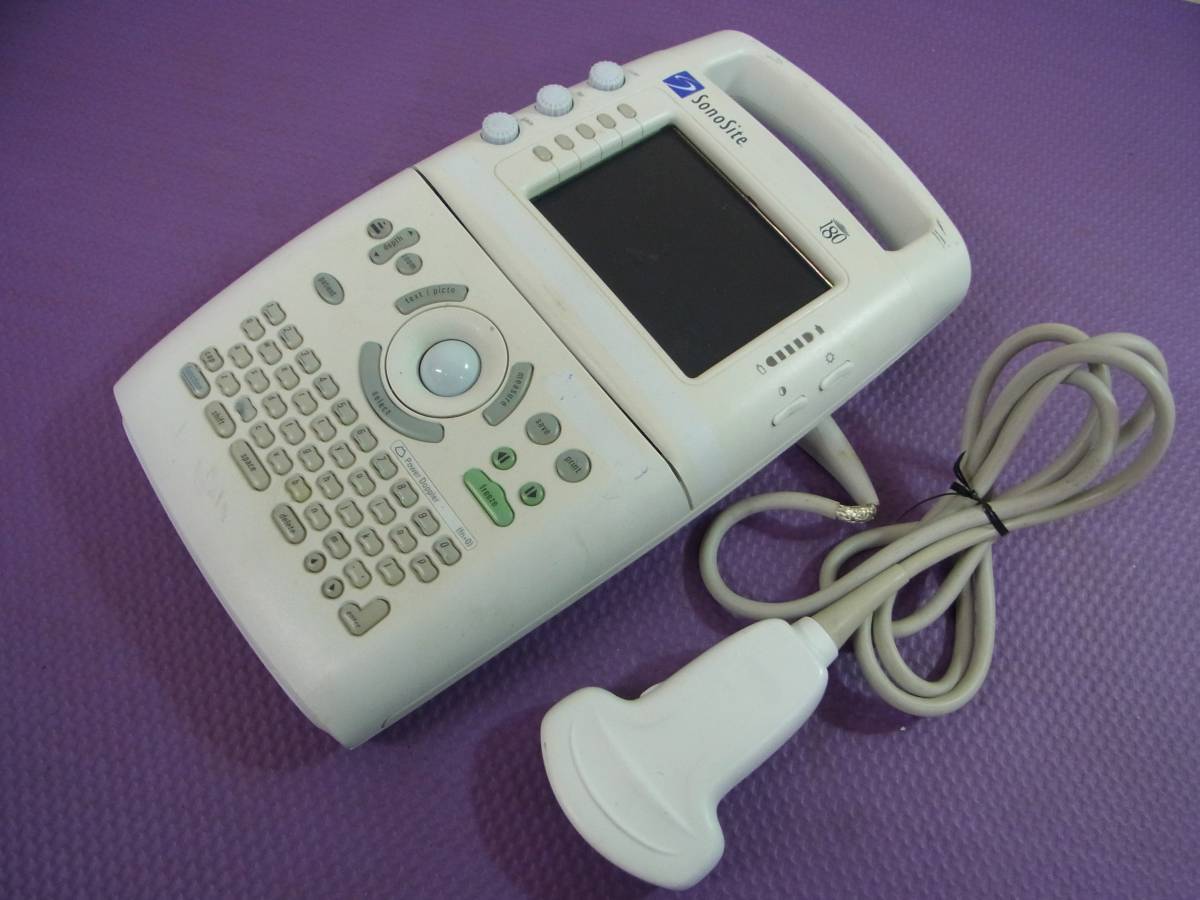 Sonosite 180 portable ultrasound system P01102-03 w/ C60/5-2 convex probe DIAGNOSTIC ULTRASOUND MACHINES FOR SALE