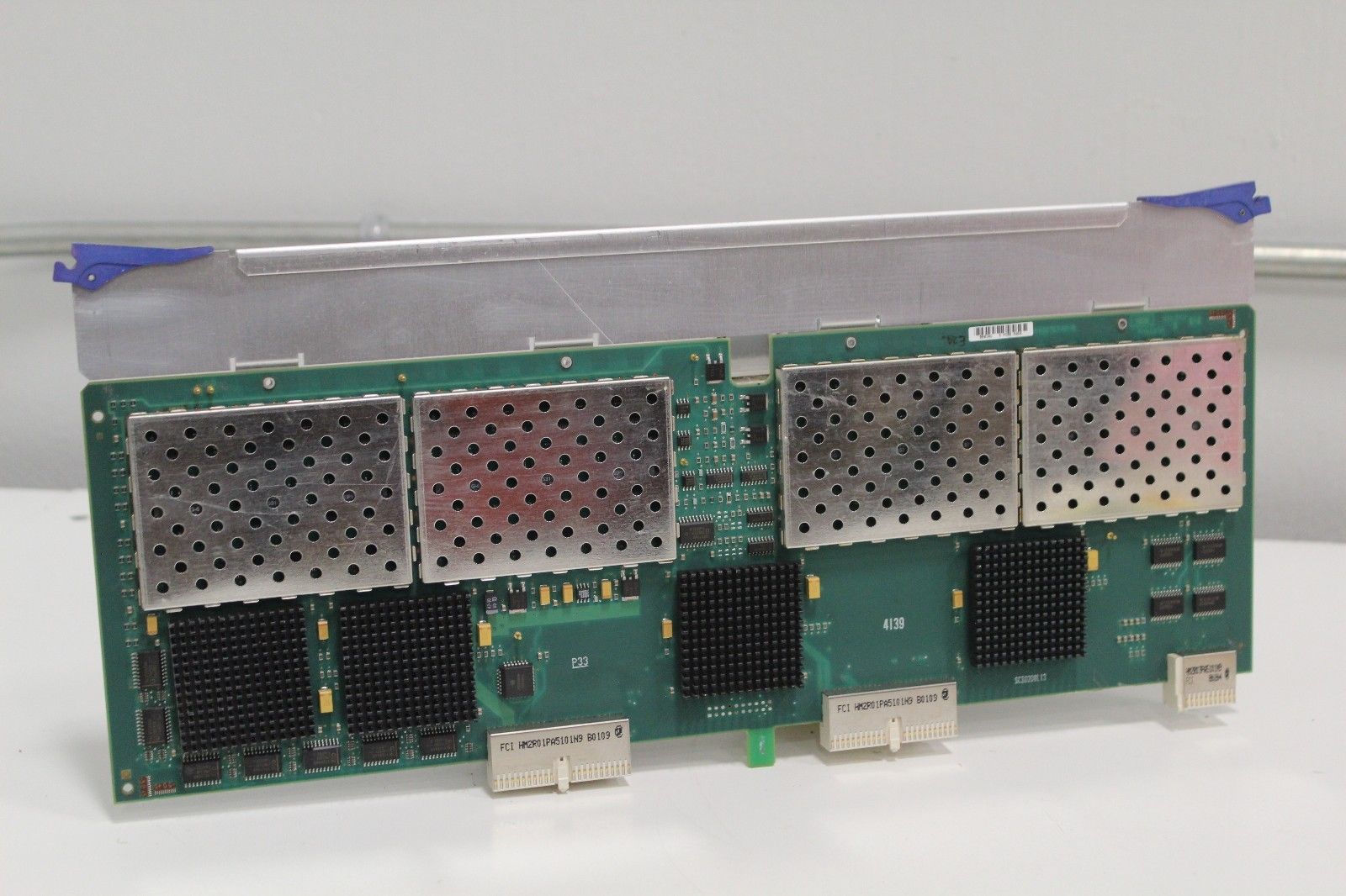 a close up of a computer motherboard