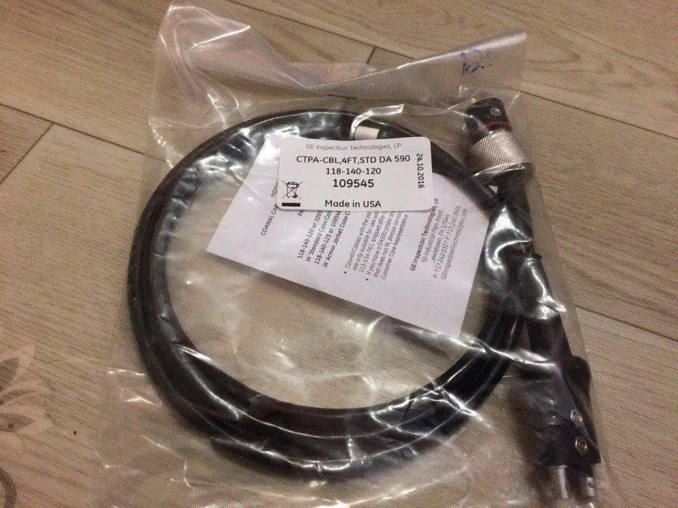 Ultrasound High Temperature transducer GE Krautkramer DA590 with cable C120 DIAGNOSTIC ULTRASOUND MACHINES FOR SALE