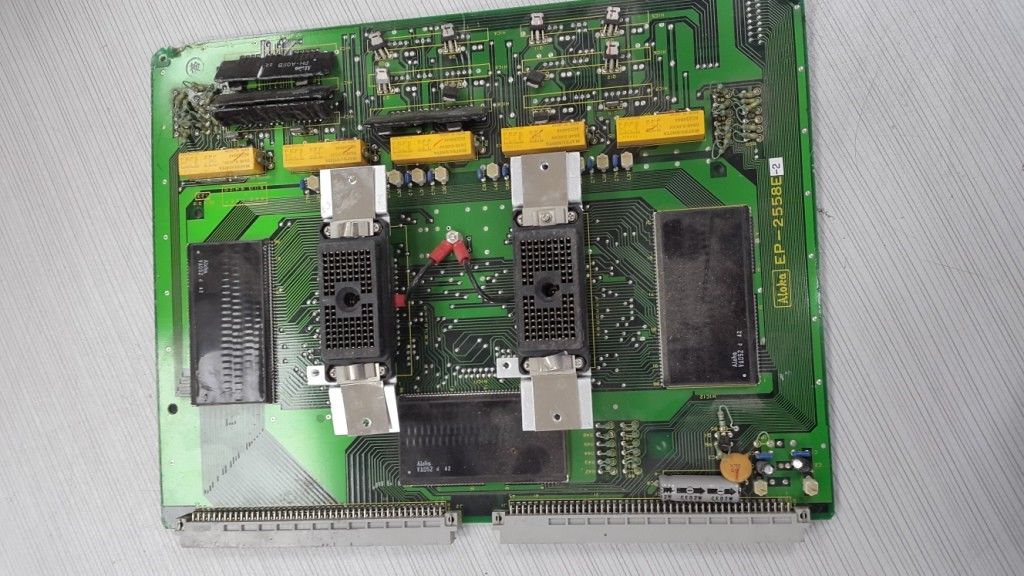 ALOKA medical ultrasound probes interface board EP-2558E-2 for parts or repair DIAGNOSTIC ULTRASOUND MACHINES FOR SALE