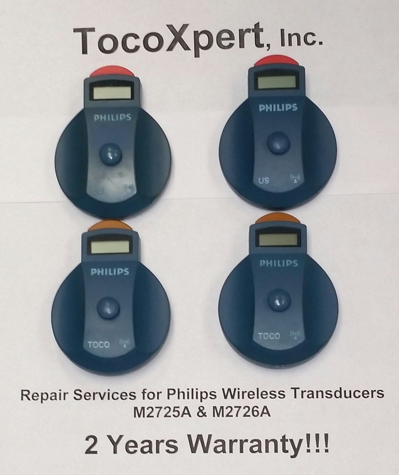 Philips M2726A Avalon Wireless Ultrasound Transducer REPAIR LIFETIME