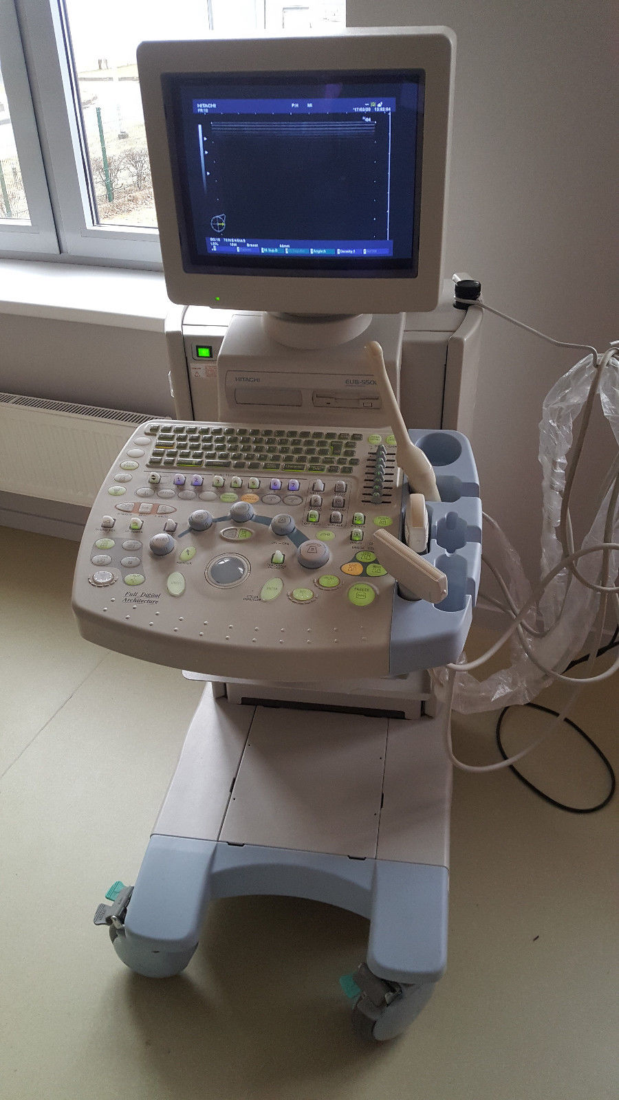 Hitachi EUB-5500 Diagnostic Ultrasound Unit OB, GYN, Microconvex -