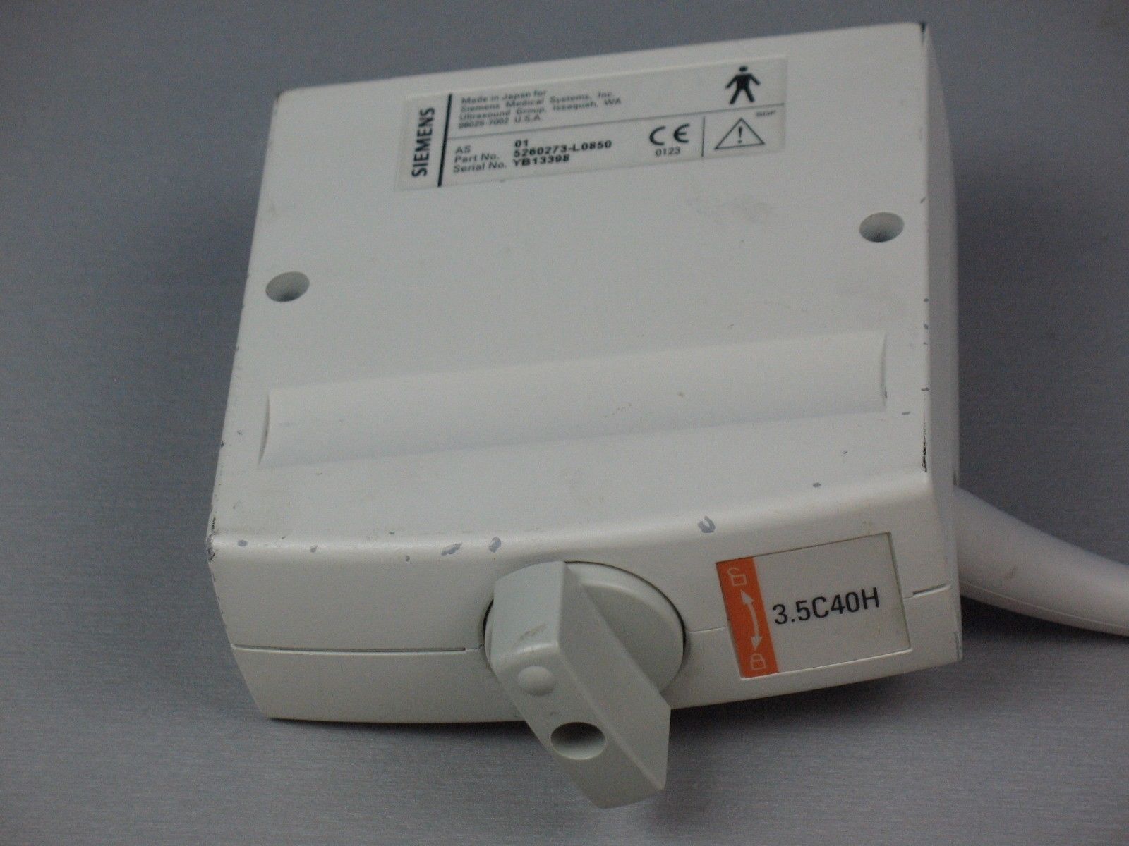 Siemens 3.5C40H Convex Ultrasound Probe 5260273-L0850 Sonoline Elegra OB GYN DIAGNOSTIC ULTRASOUND MACHINES FOR SALE