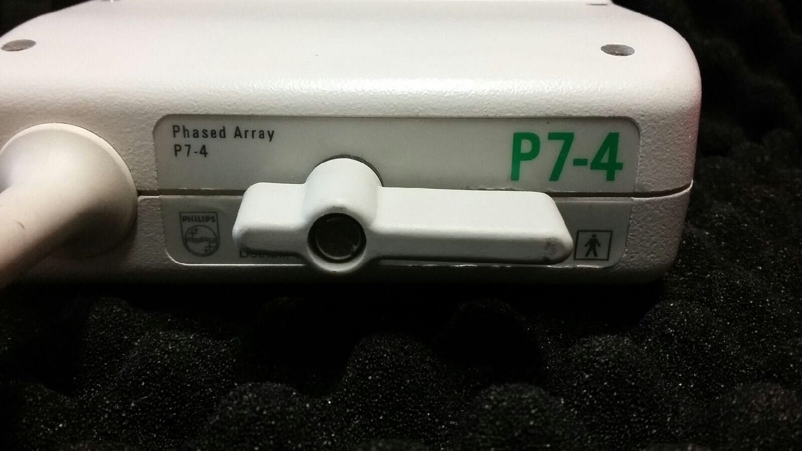 a close up of a probe connector
