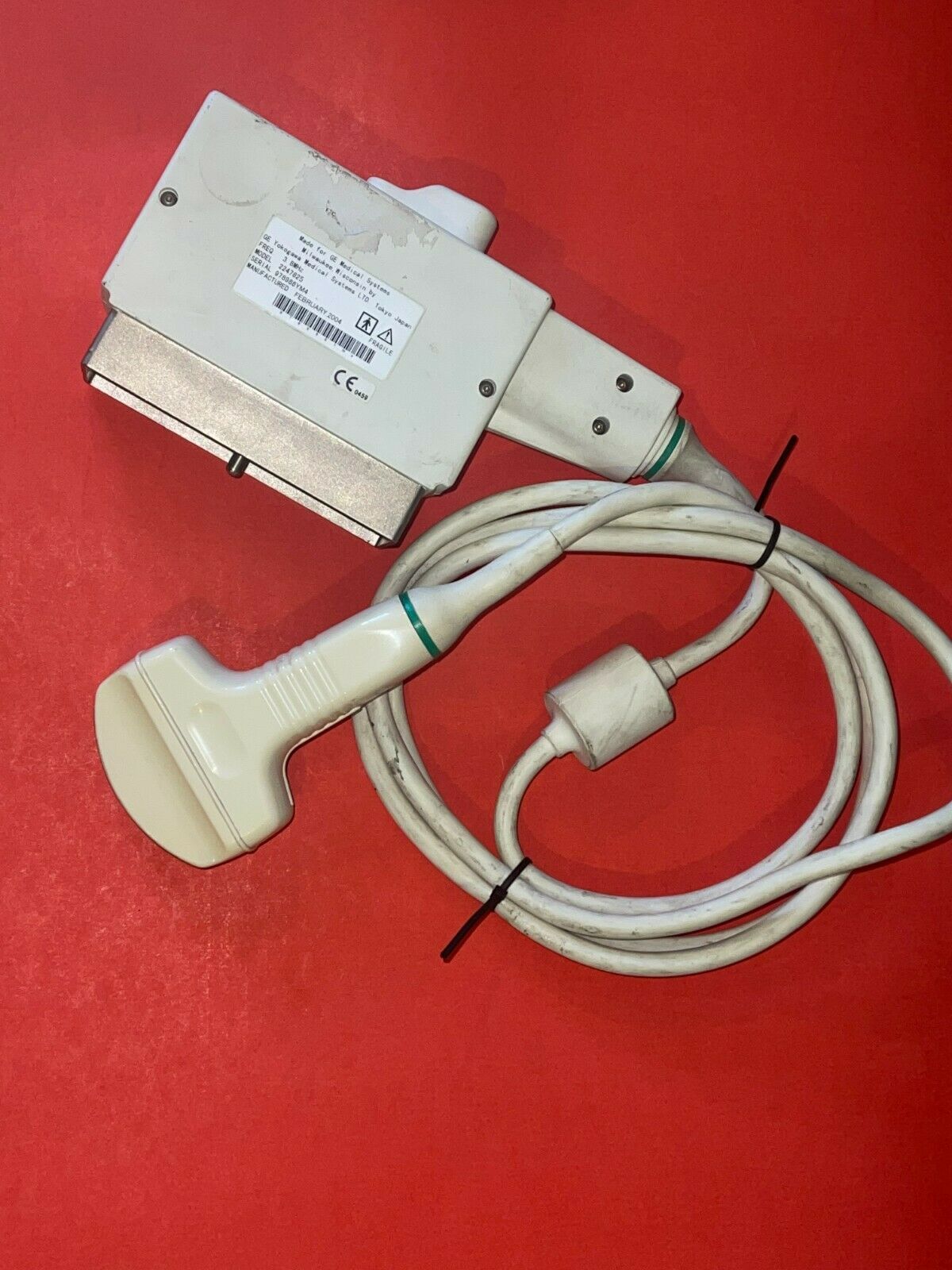 GE 3CB Convex Array Ultrasound Transducer Probe 3.8MHz Model:2247825 DIAGNOSTIC ULTRASOUND MACHINES FOR SALE