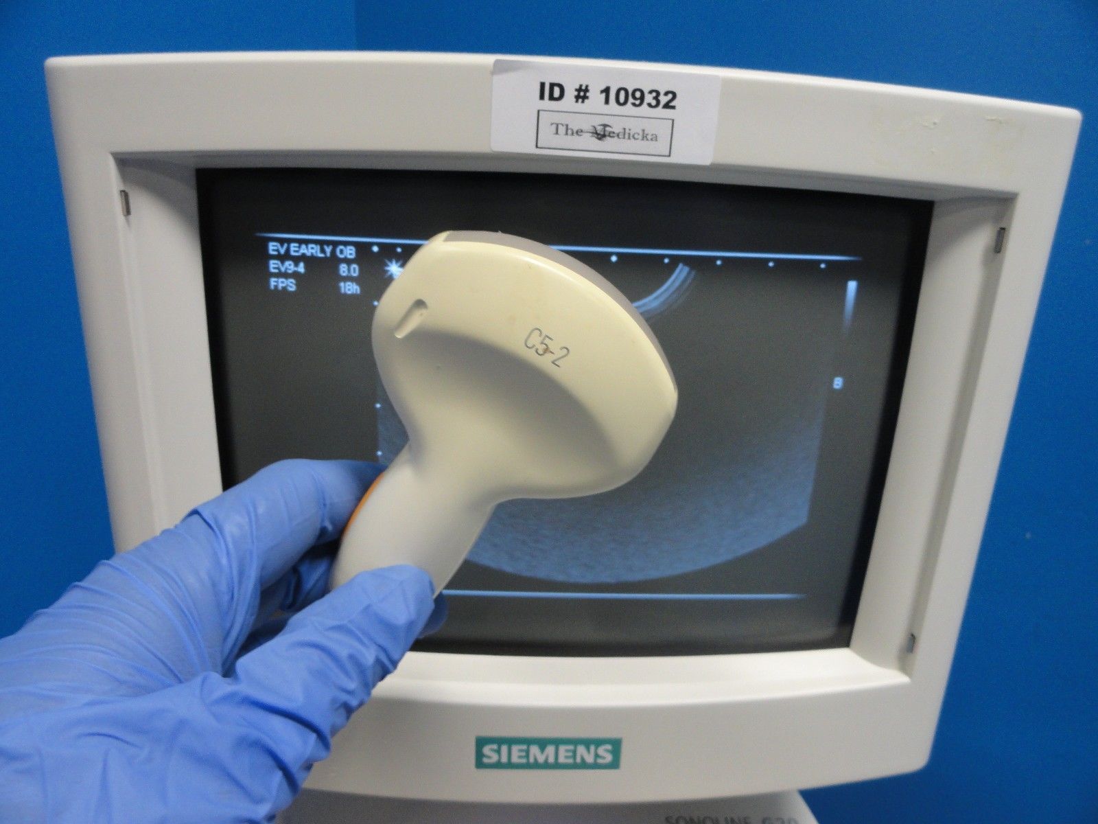 2004 Siemens C5-2 Convex Array Ultrasound Transducer for Sonoline G20 (11452) DIAGNOSTIC ULTRASOUND MACHINES FOR SALE