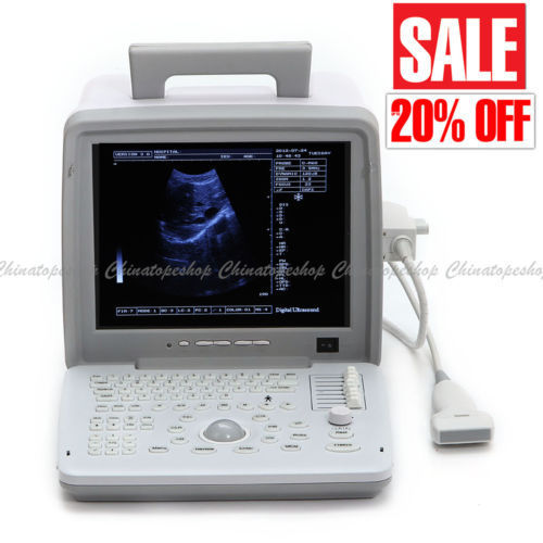 Digital Portable Ultrasound Scanner Machine +Linear probe/Transducer 3D Free DIAGNOSTIC ULTRASOUND MACHINES FOR SALE