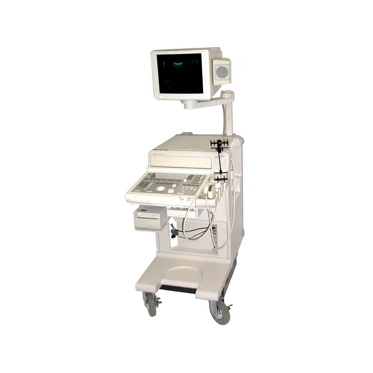 Aloka SSD-2000 2000DC Multiview Ultrasound w/ UST-979 & 995 Transducer Probes DIAGNOSTIC ULTRASOUND MACHINES FOR SALE