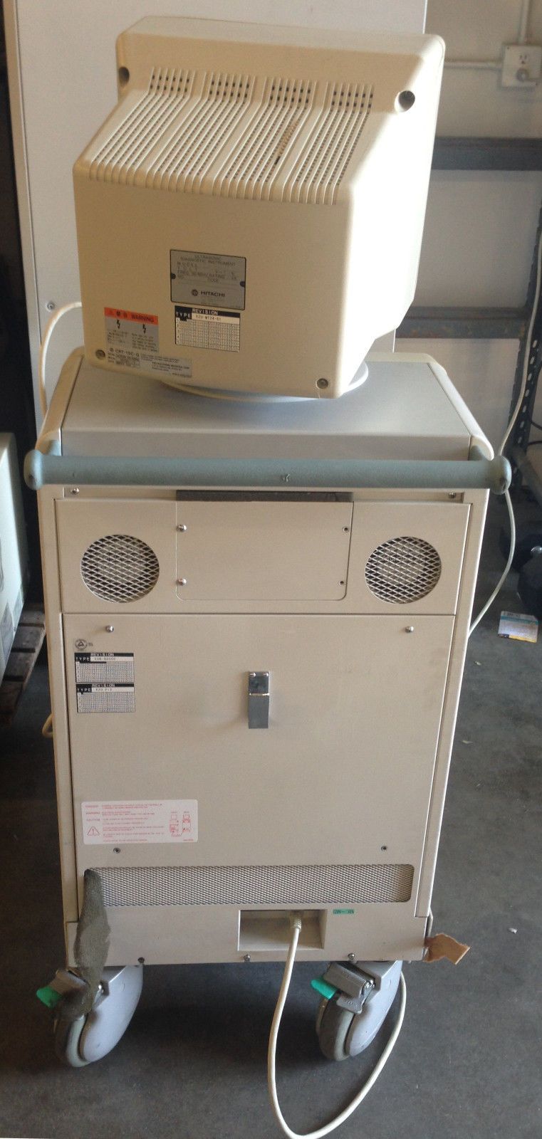 Hitachi EUB-6000 Ultrasound Machine Scanner with Foot Pedal and Recorder DIAGNOSTIC ULTRASOUND MACHINES FOR SALE