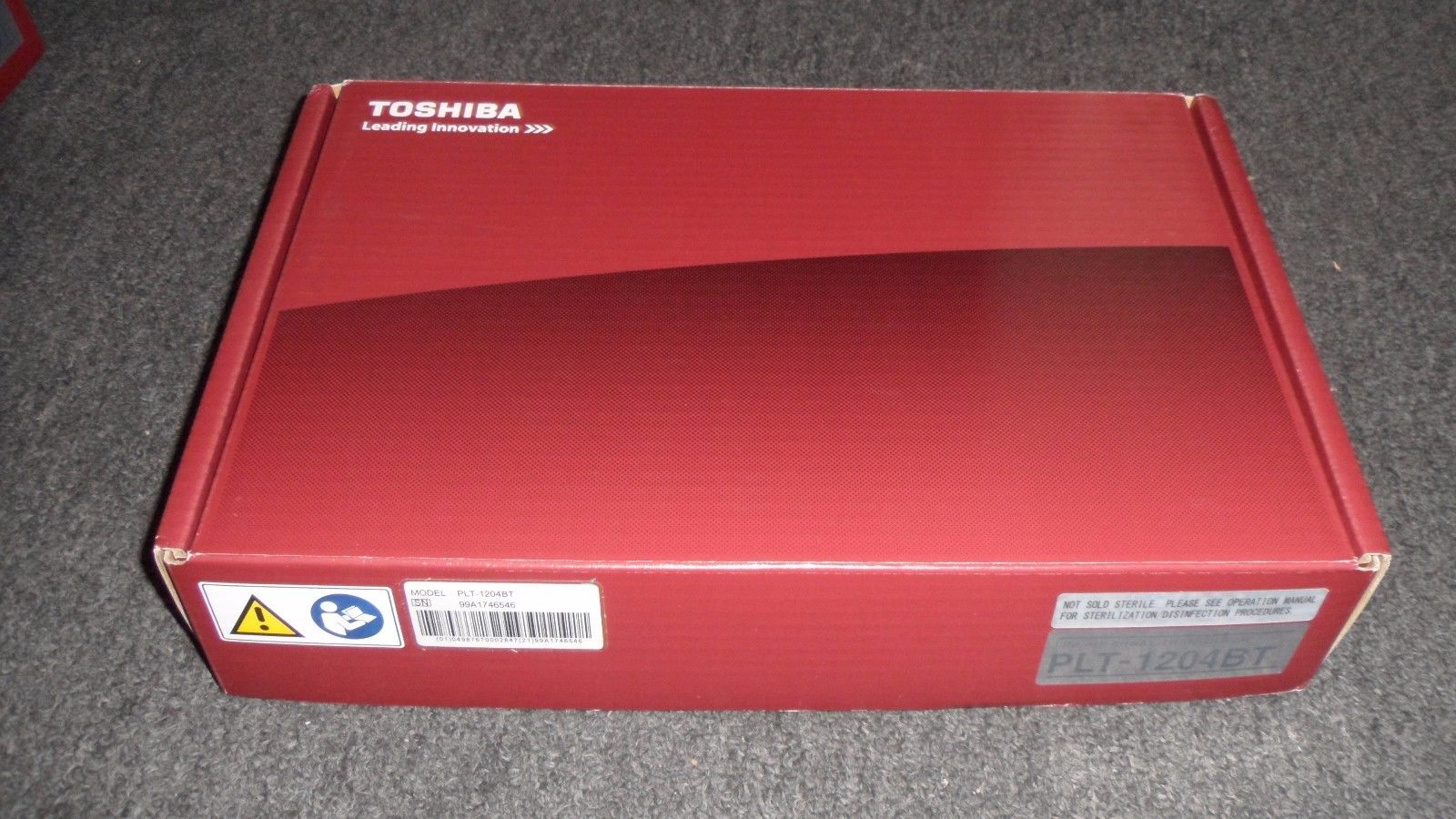 Toshiba PLT-1204BT Linear ARRAY Transducer Probe 18L7 DIAGNOSTIC ULTRASOUND MACHINES FOR SALE