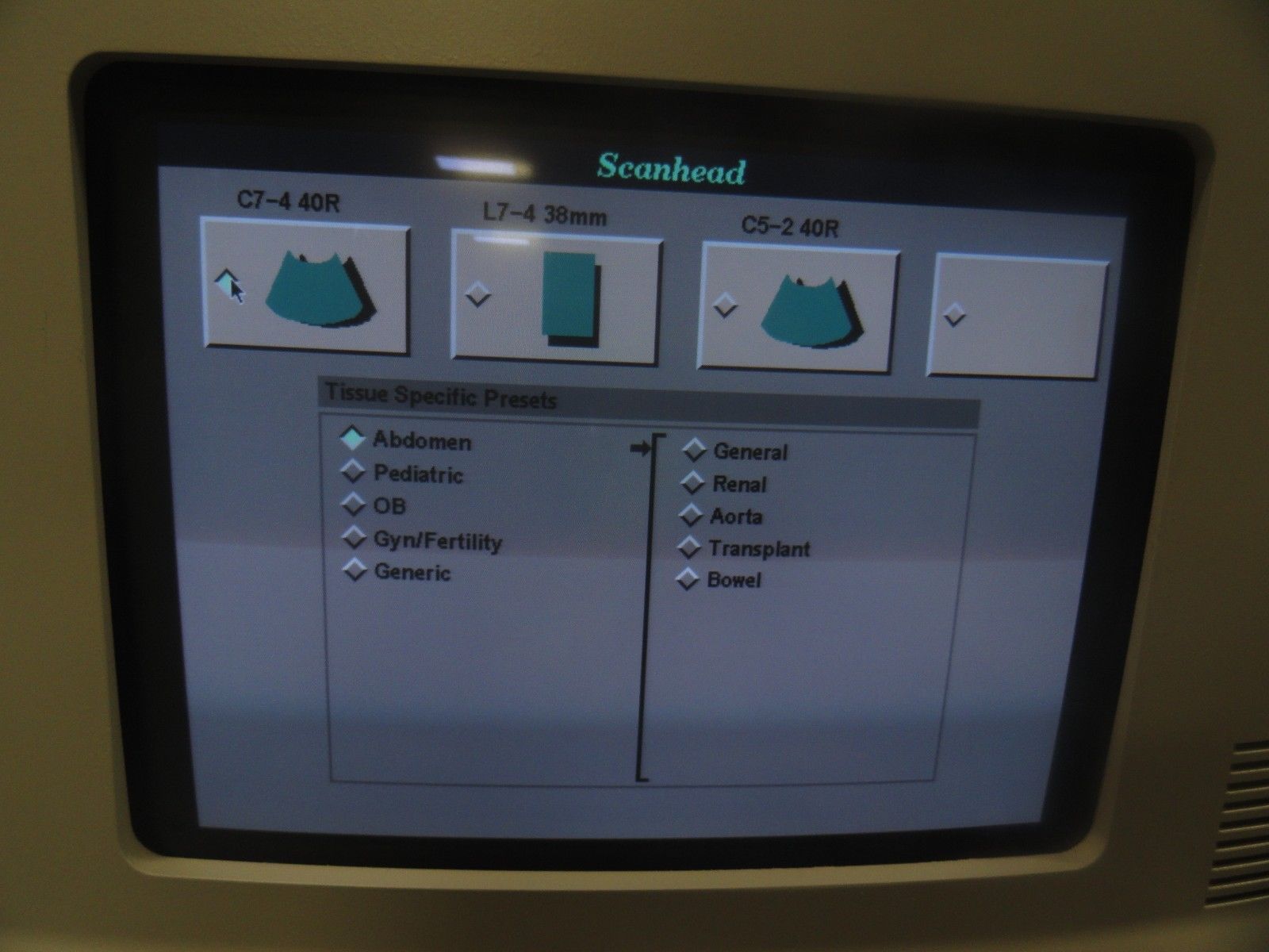 2009 Philips C7-4 40R Curved Array Convex Probe for ATL HDI Series (5963 ) DIAGNOSTIC ULTRASOUND MACHINES FOR SALE