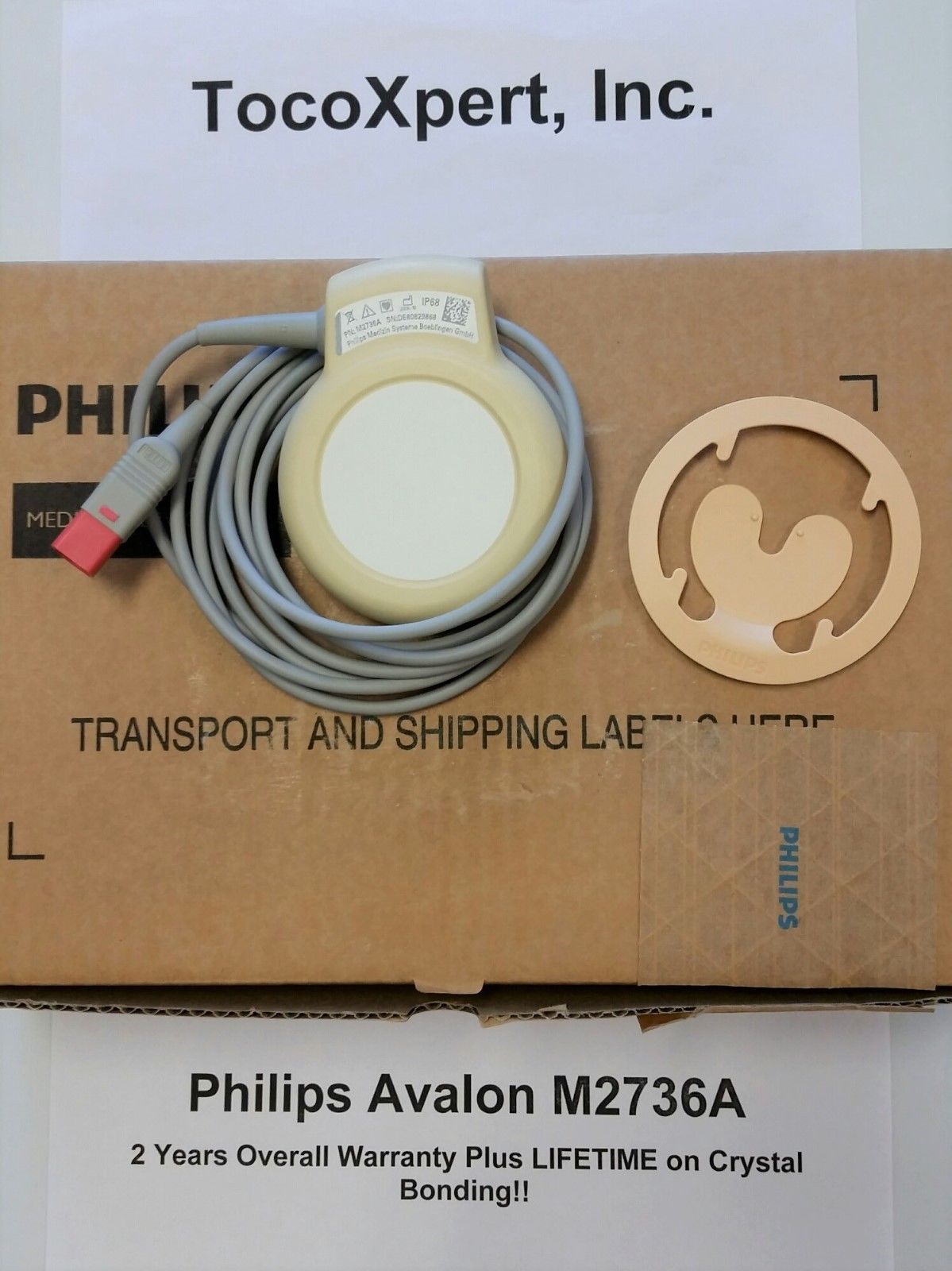 Philips M2736A Avalon Ultrasound Transducer 1189 LIFETIME Warranty!