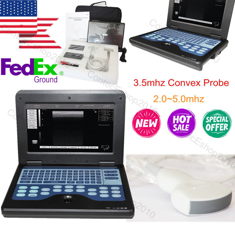 Portable Laptop Machine Digital Ultrasound Scanner, probe, human/vet, USA Fedex DIAGNOSTIC ULTRASOUND MACHINES FOR SALE
