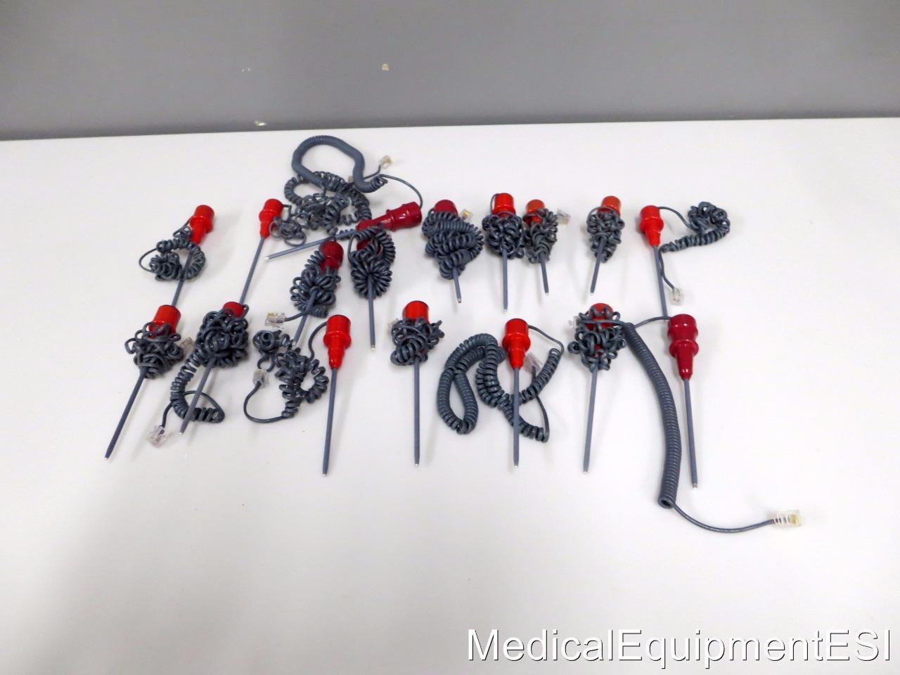 Lot of 17 Alaris Ivac Turbo Temperature Rectal Thermometer Probe DIAGNOSTIC ULTRASOUND MACHINES FOR SALE